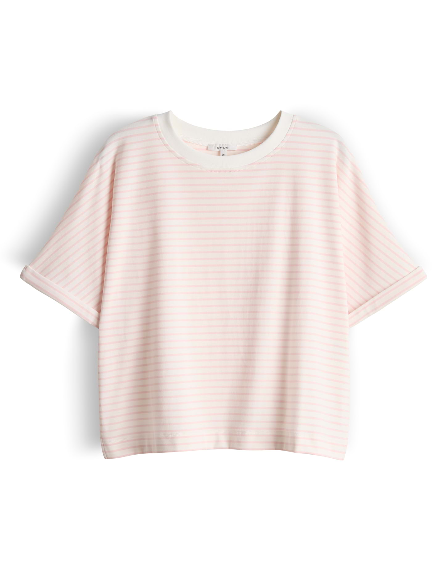 Opus Damen T-Shirts Rose Tint