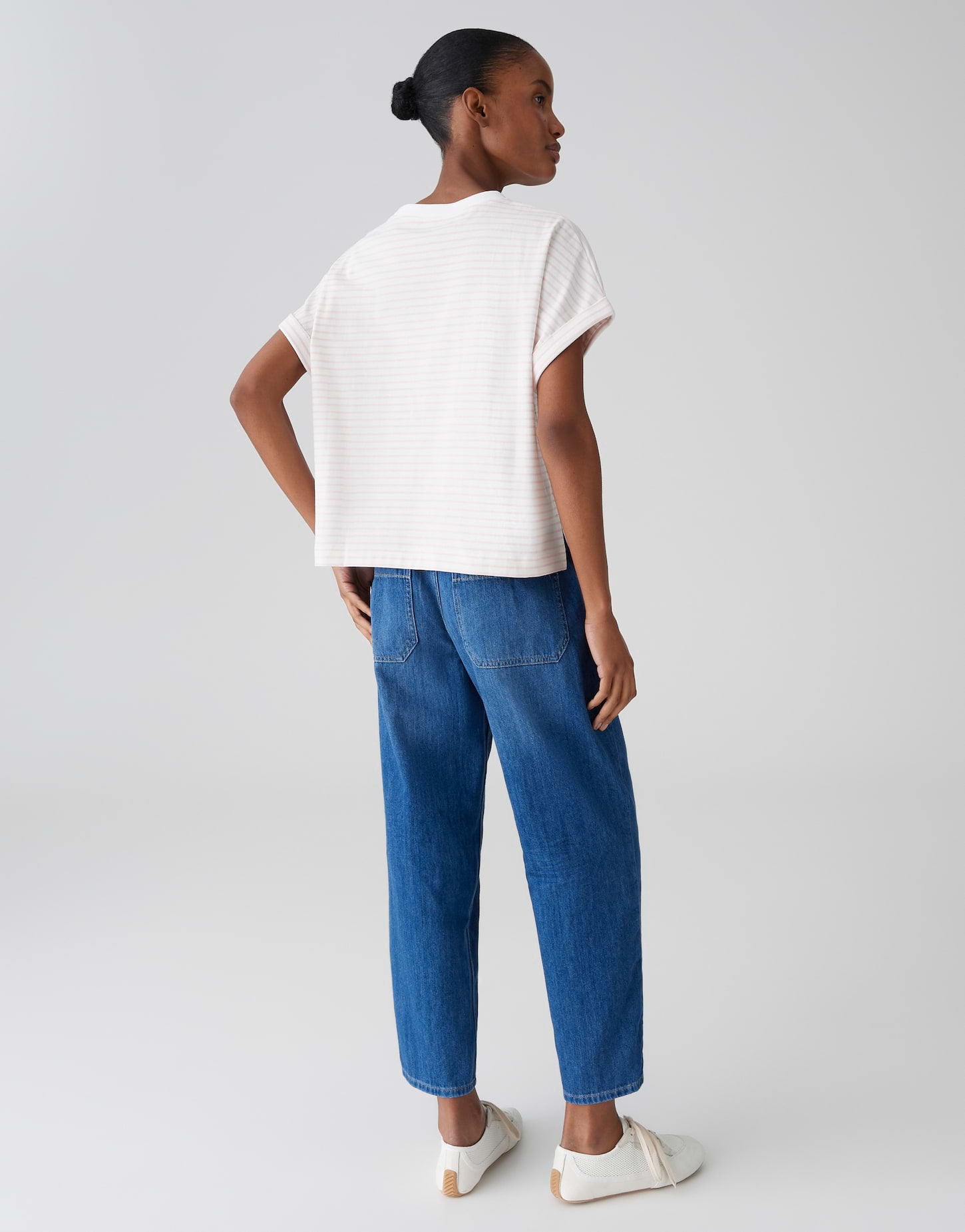 Opus Damen T-Shirts Rose Tint