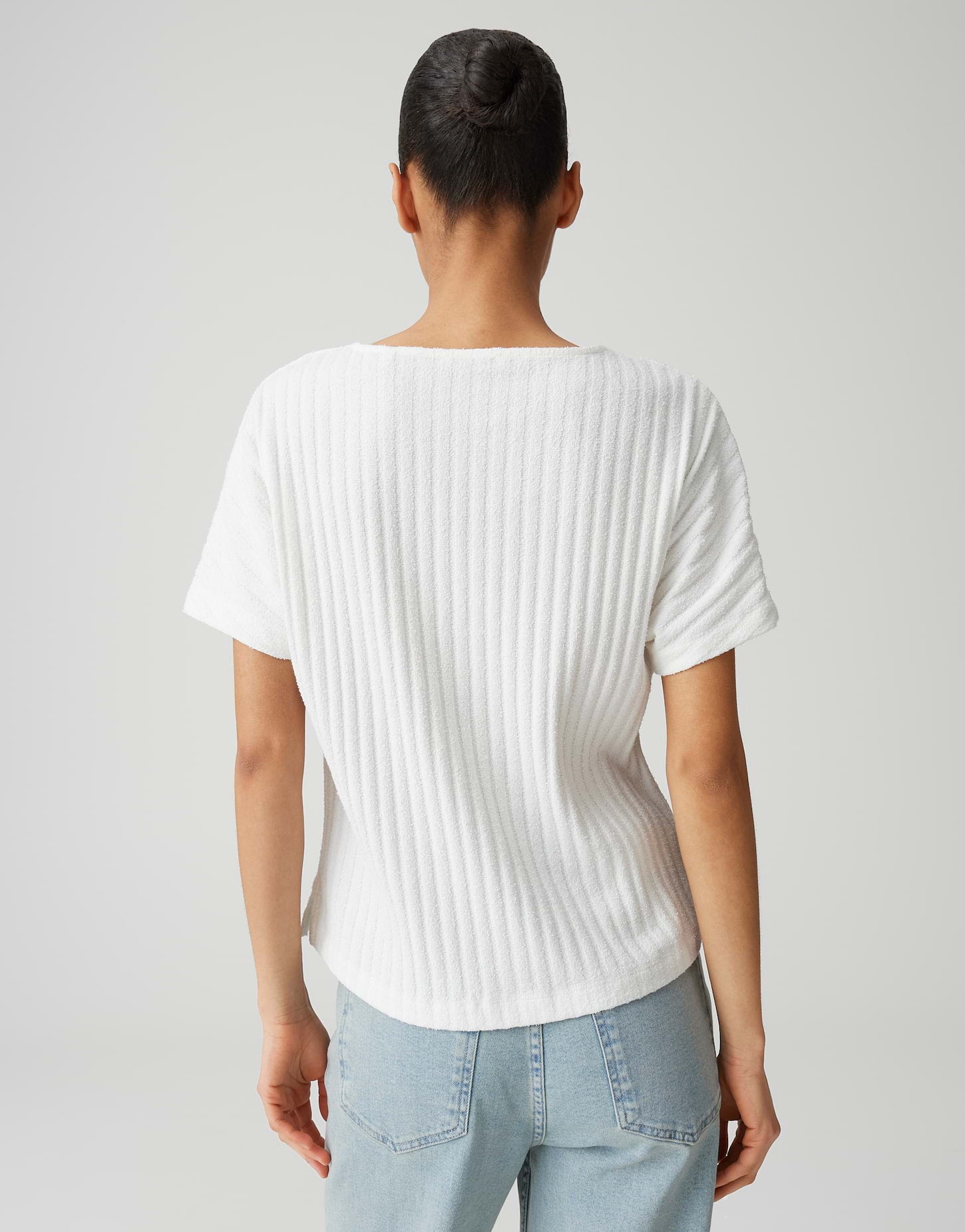Opus Damen T-Shirts Milk