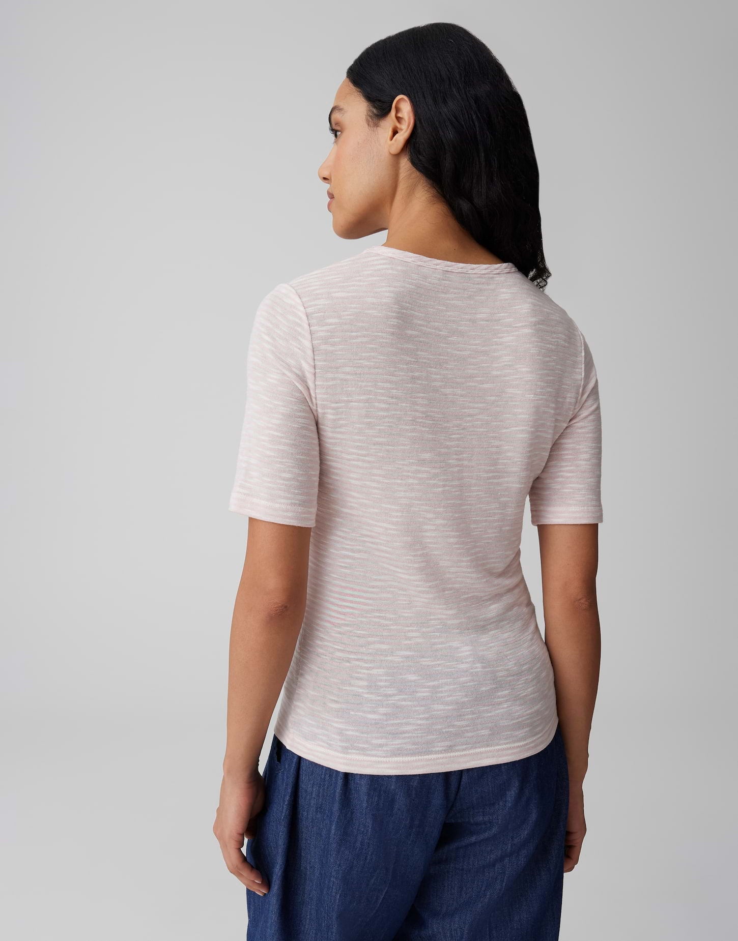 Opus Damen T-Shirts Rose Tint