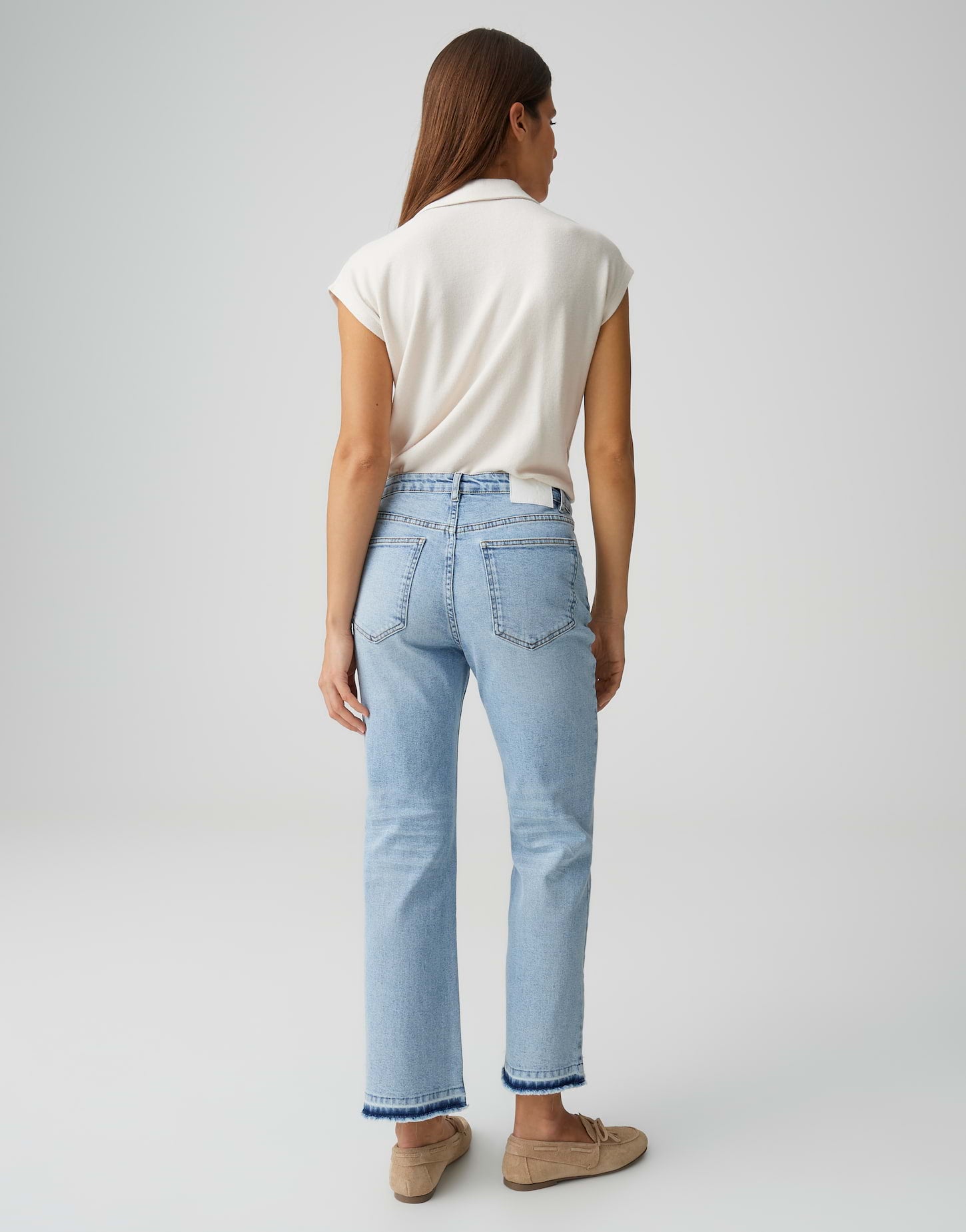 Opus Damen Jeans Light Air Blue