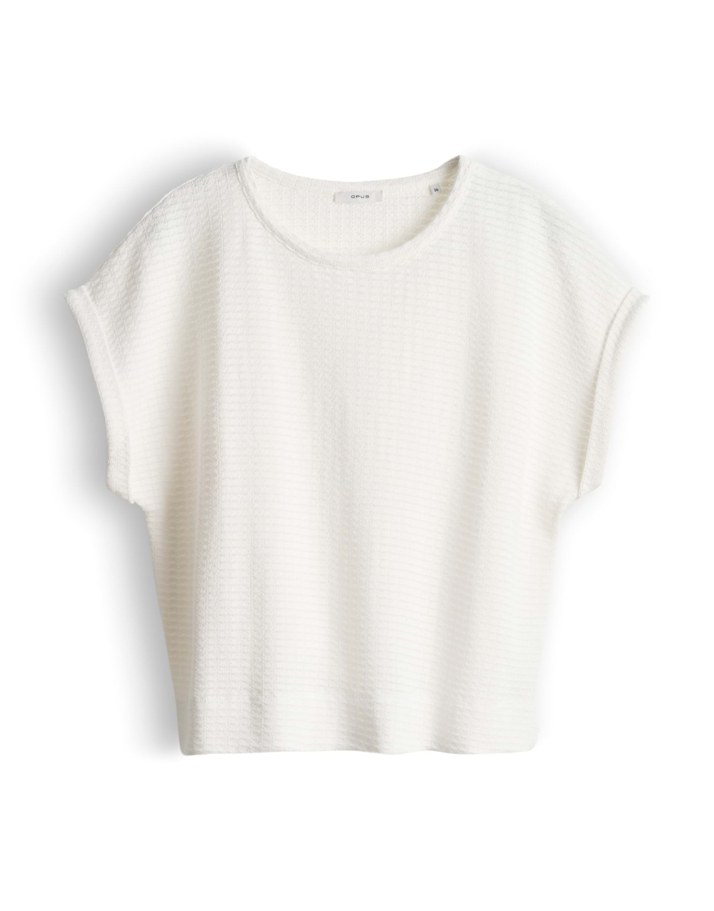 Opus Damen T-Shirts Milk