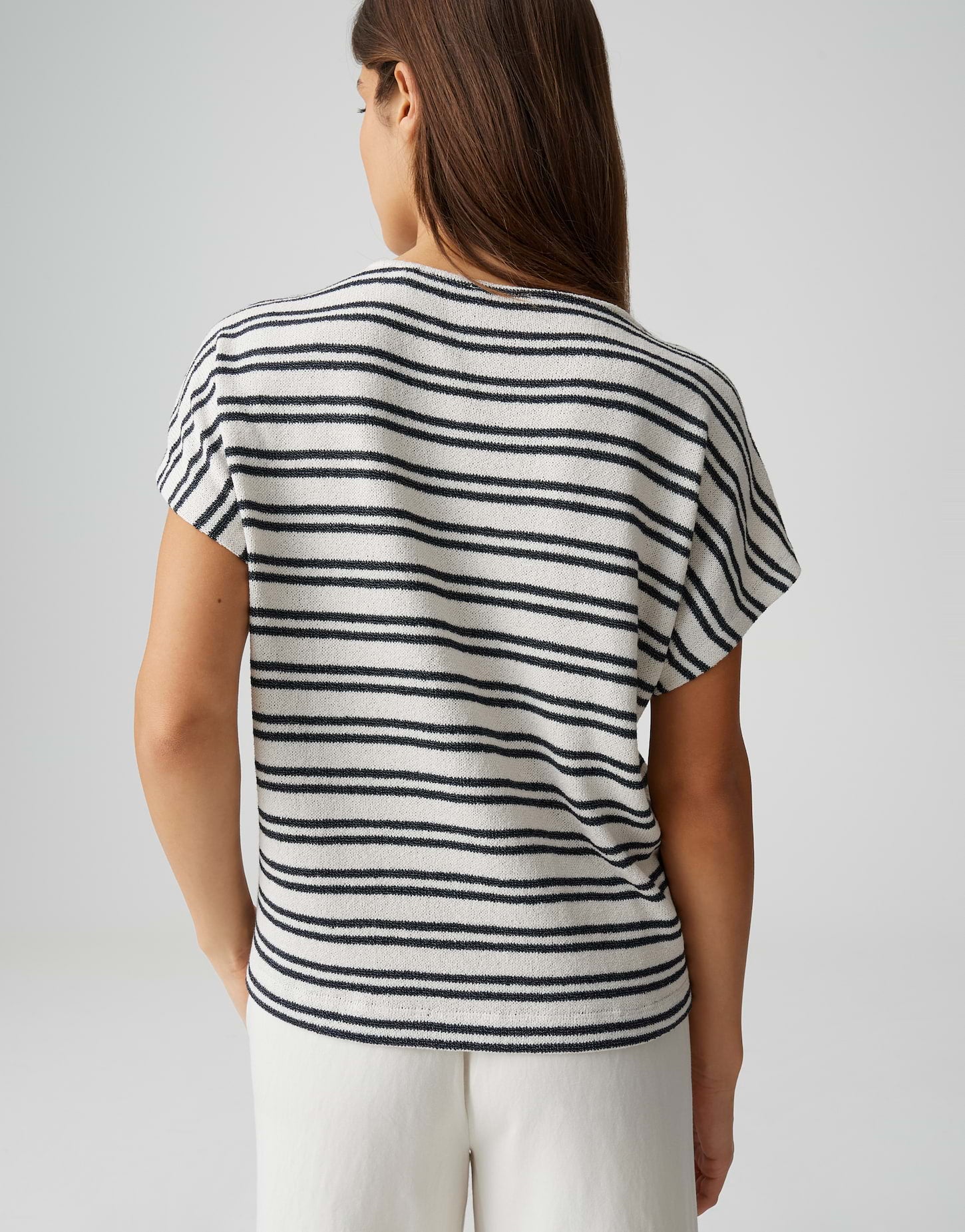 Opus Damen T-Shirts Coal Blue