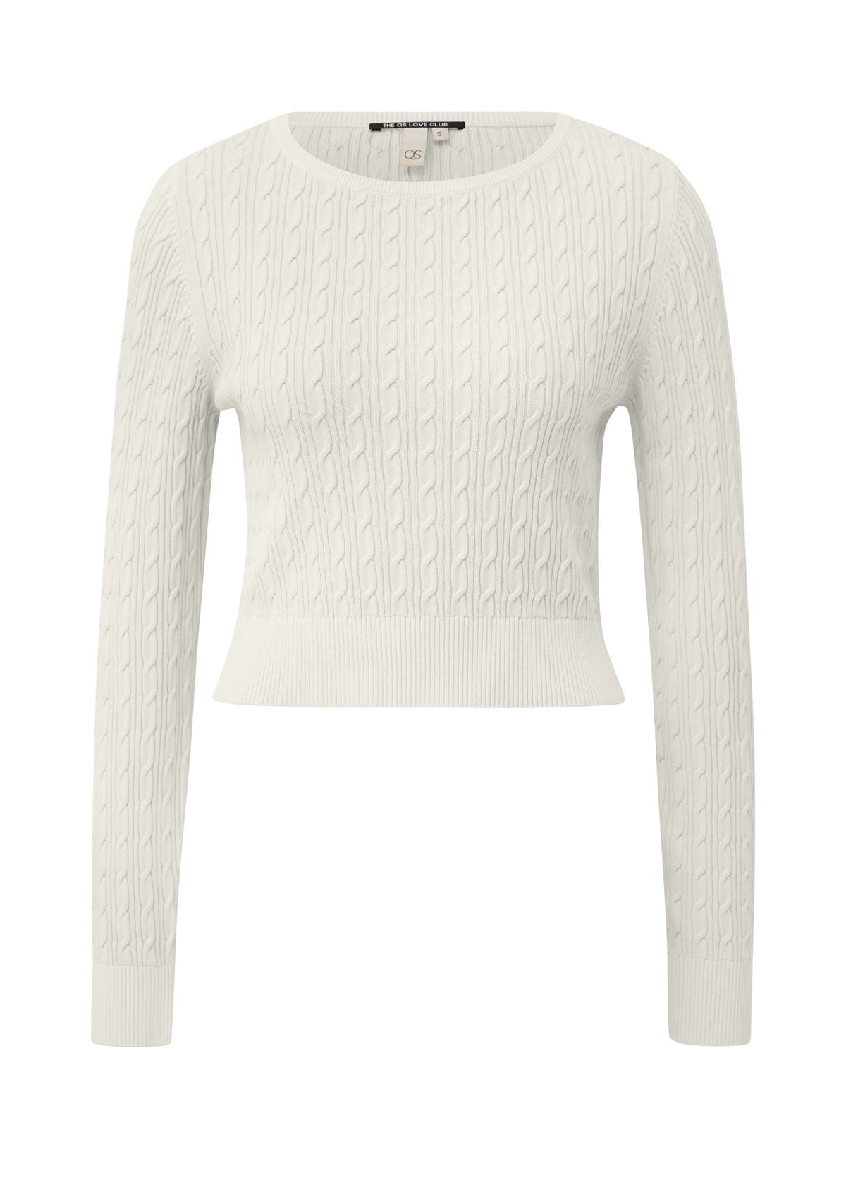 QS by S.Oliver Damen Pullover  White
