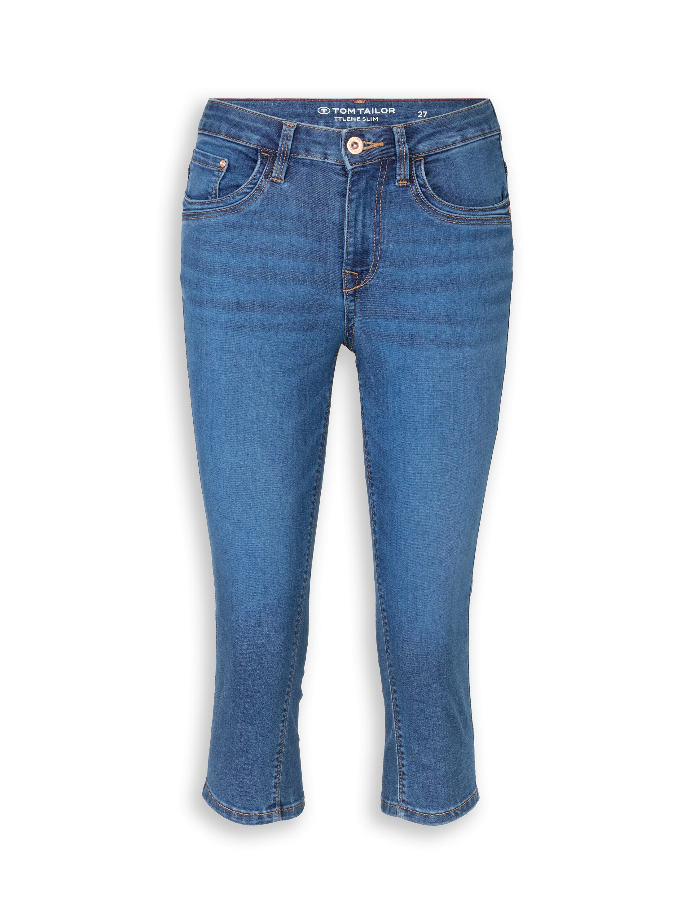 Tom Tailor Damen Jeans Clean Mid Stone
