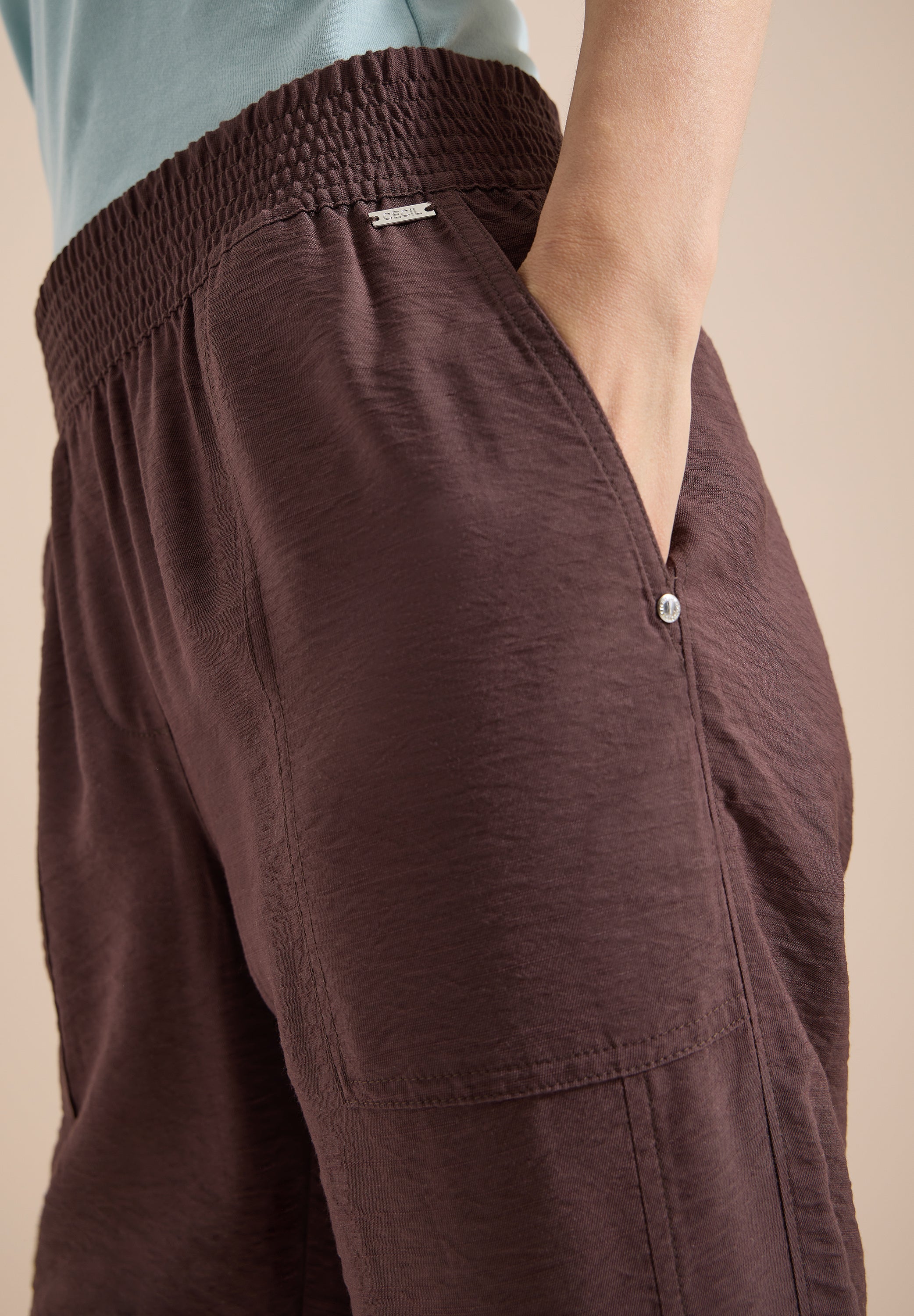 Cecil Damen Hosen Brown Cac