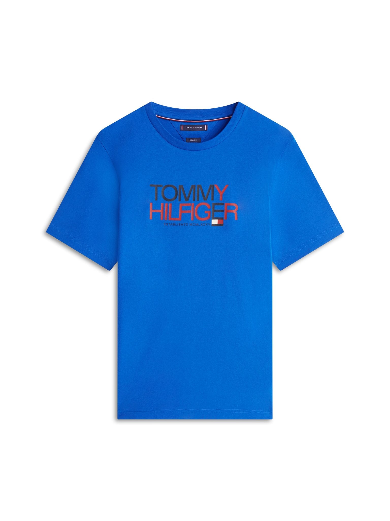 Tommy Hilfiger Herren T-Shirts kurz Cf Blue