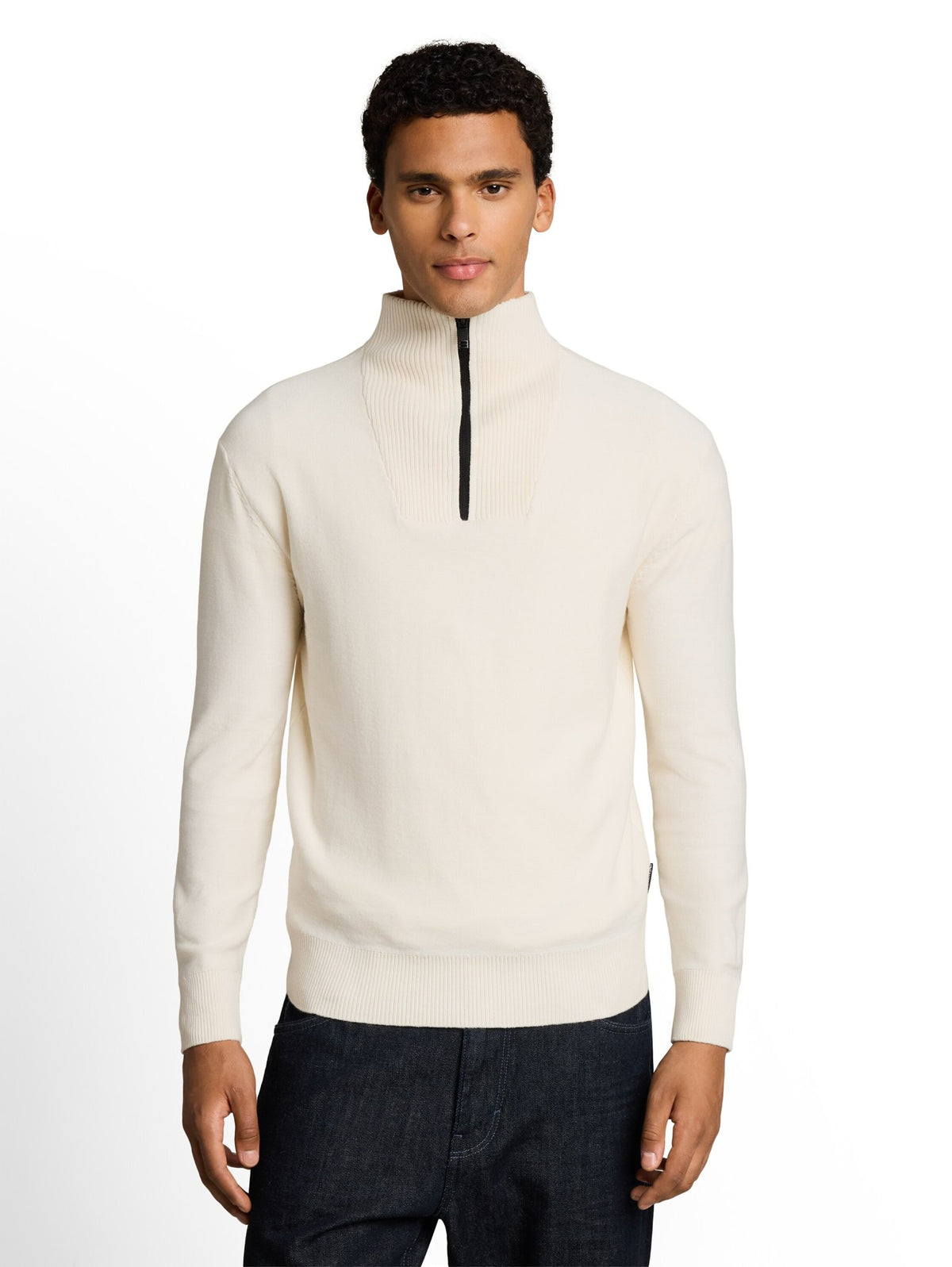 Tom Tailor denim Herren Pullover Gardenia White