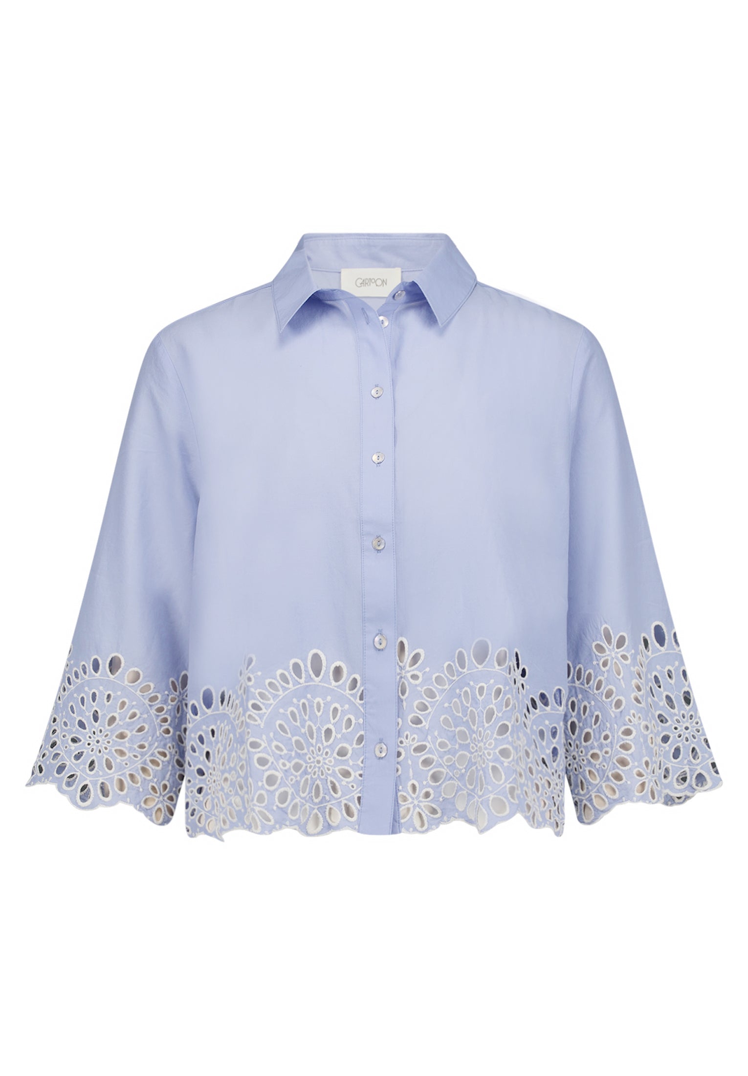 Cartoon Damen Blusen Blue Heron