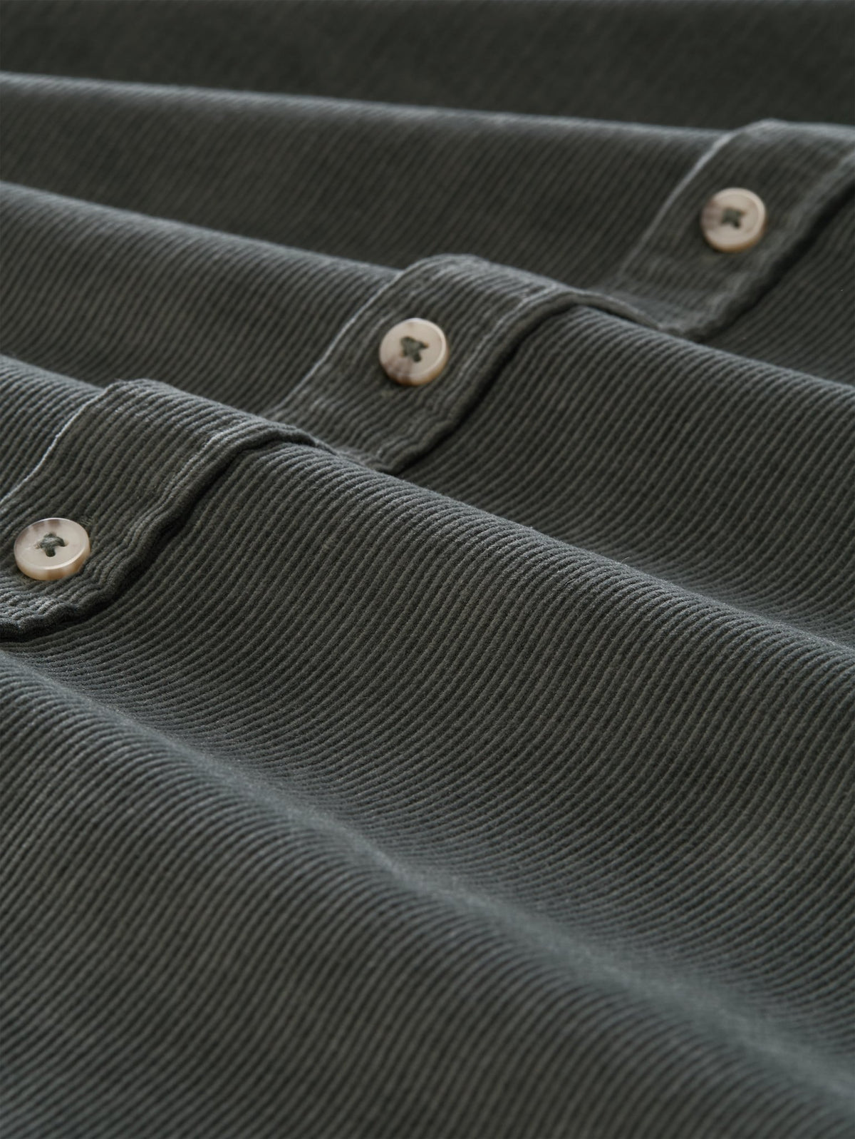 Tom Tailor Herren Hemden lang Darkest Olive
