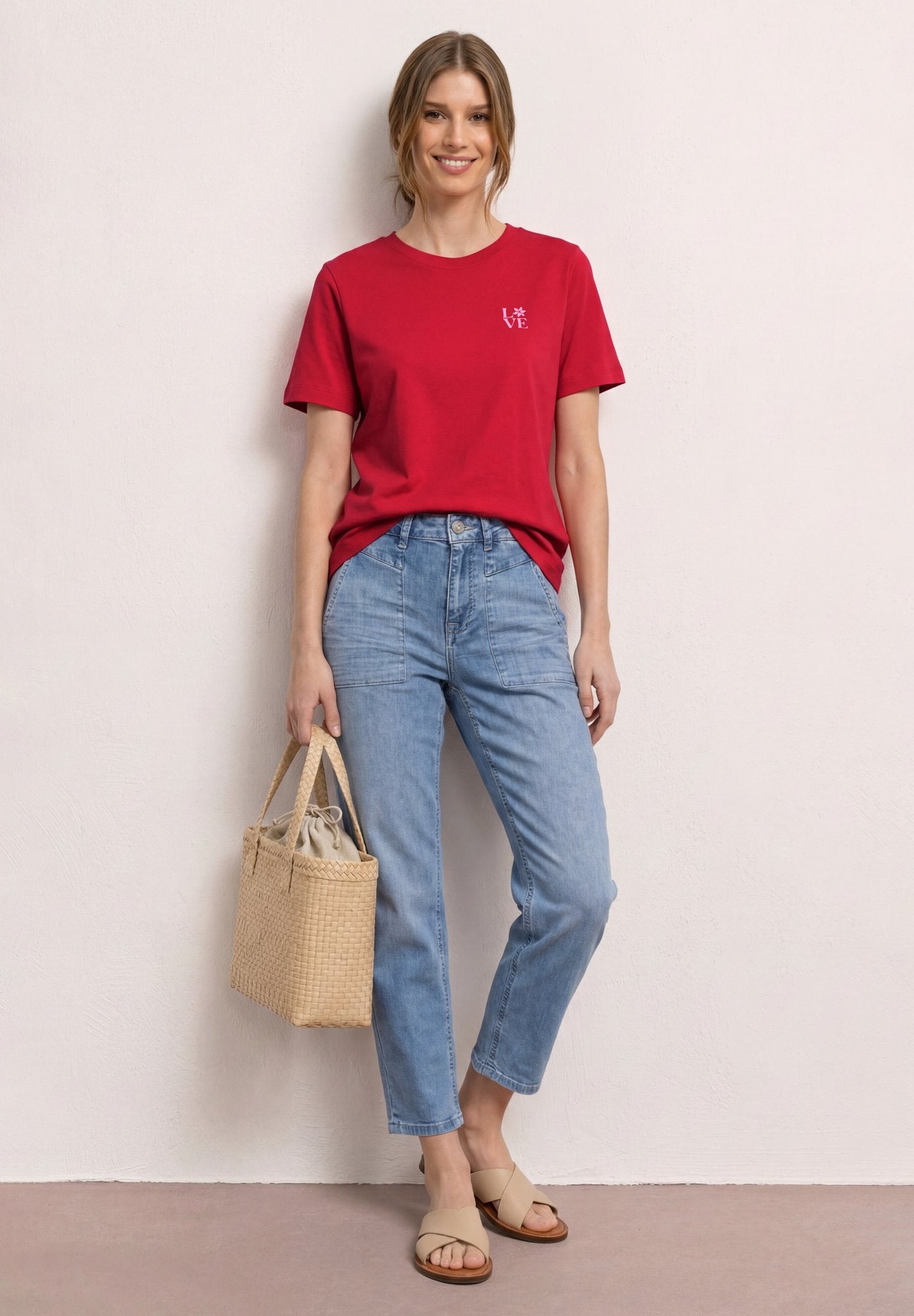 Street One Damen T-Shirts  Salsa Red