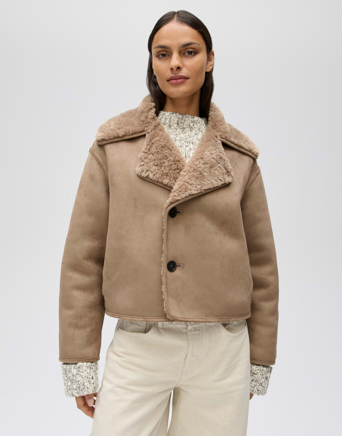 Opus Damen Jacken Light Mocca
