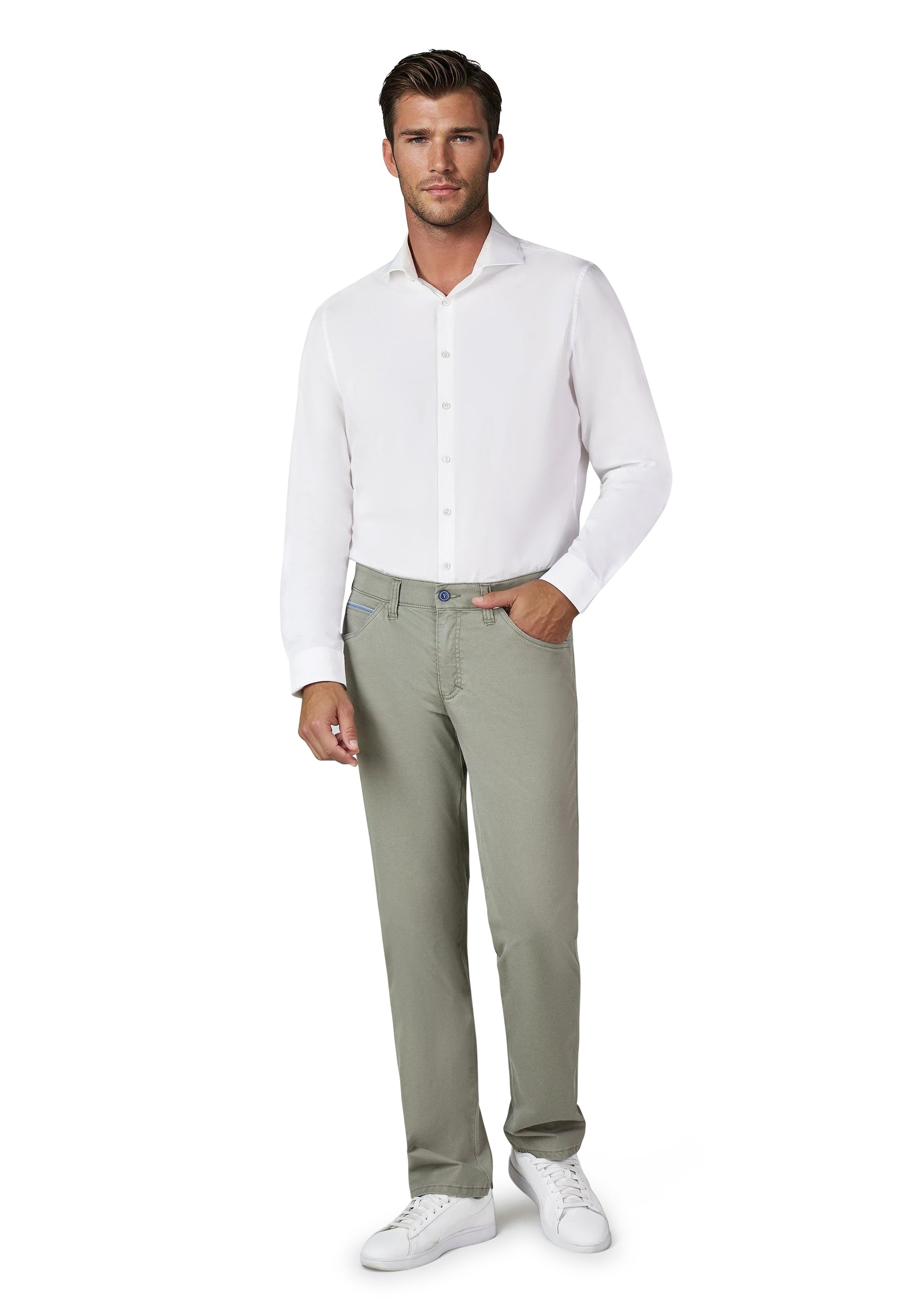 Hinrichs Herren Hosen Gruen