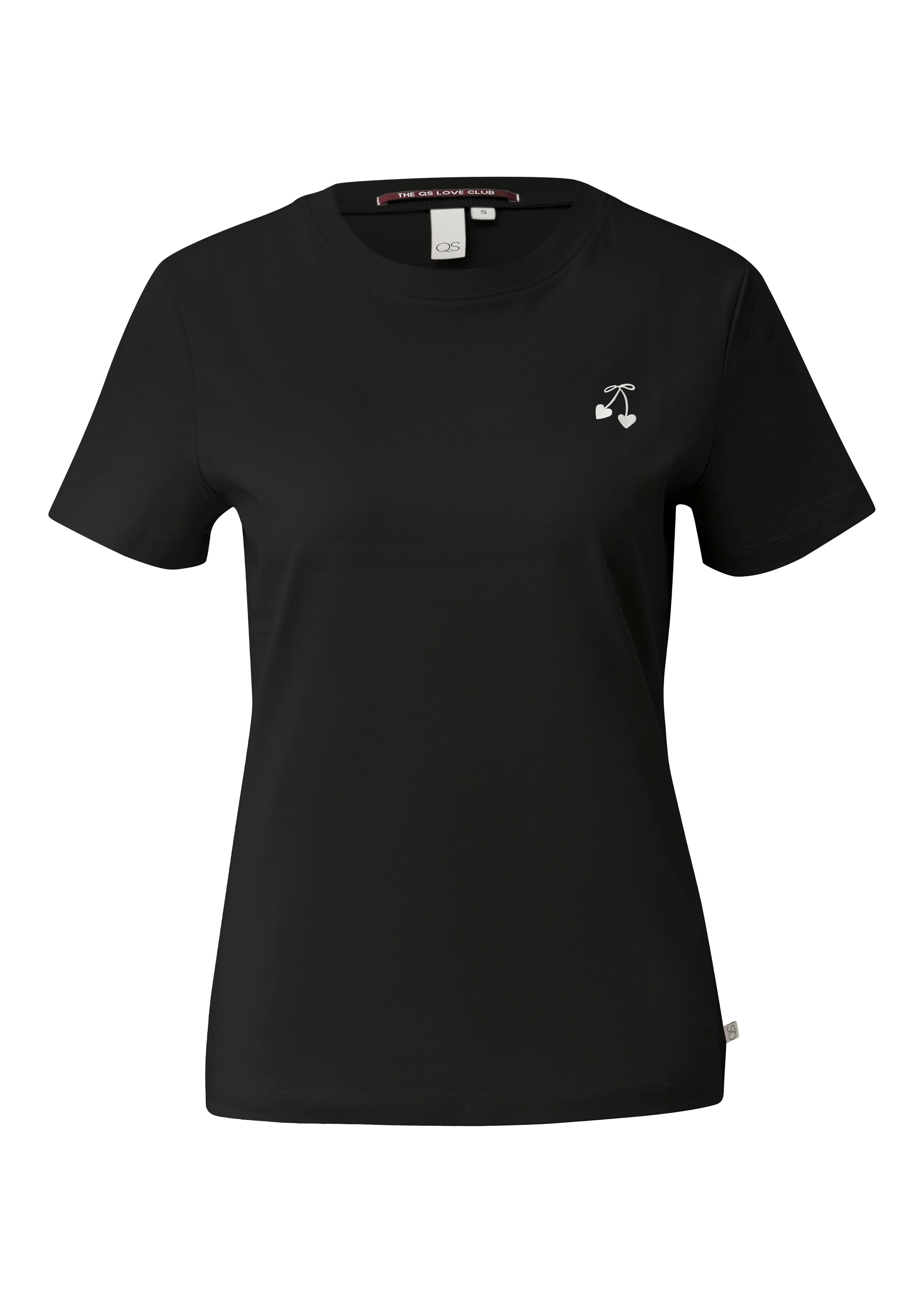 QS by S.Oliver Damen T-Shirts Grey/Black