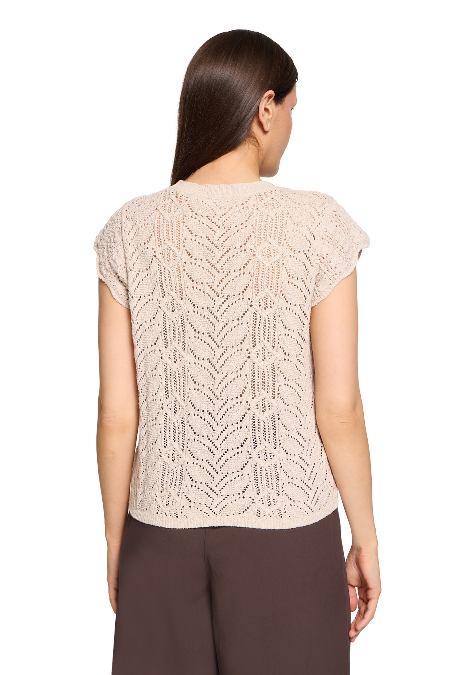 Cartoon Damen Pullover Silky Beige