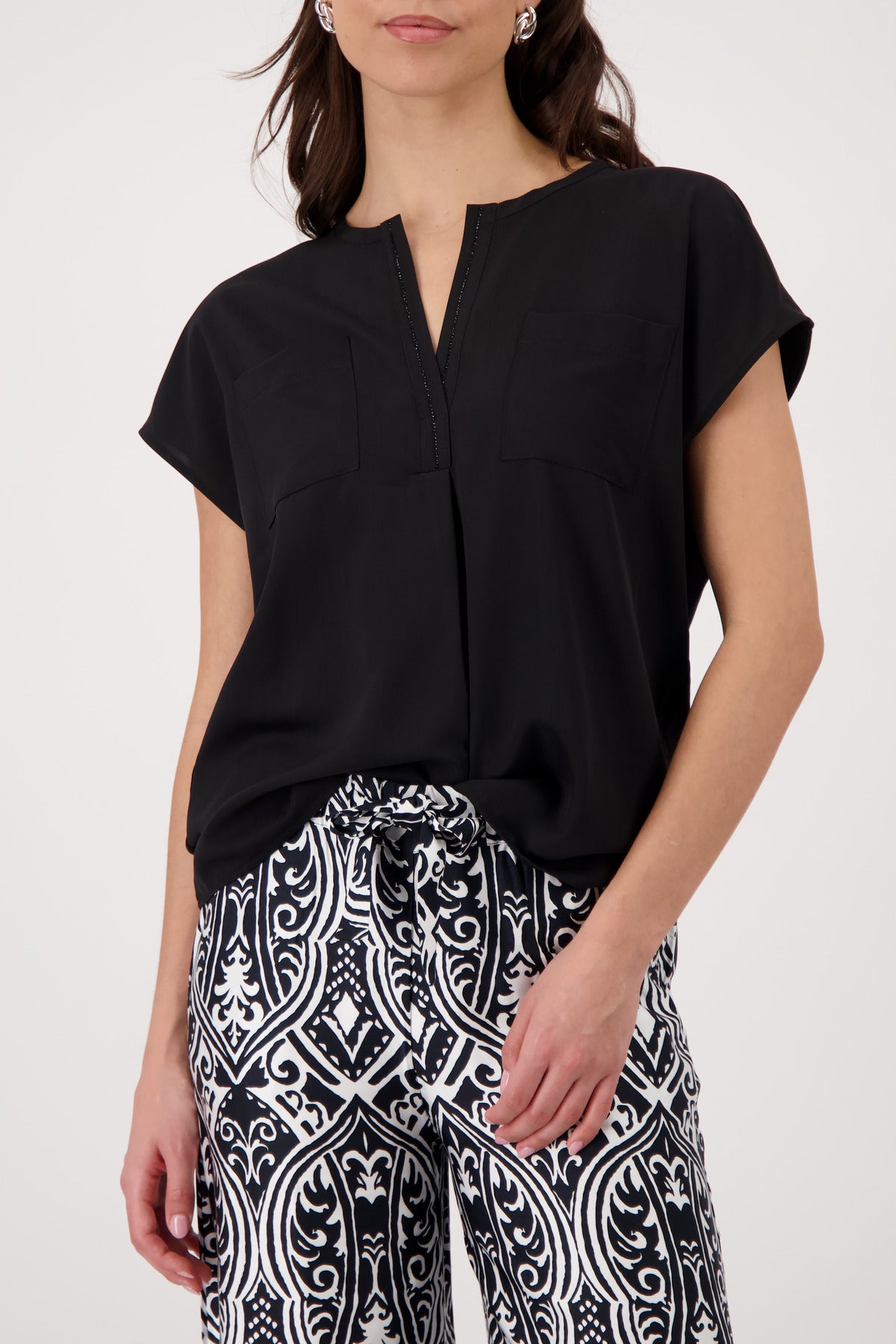 Monari Damen T-Shirts  Schwarz