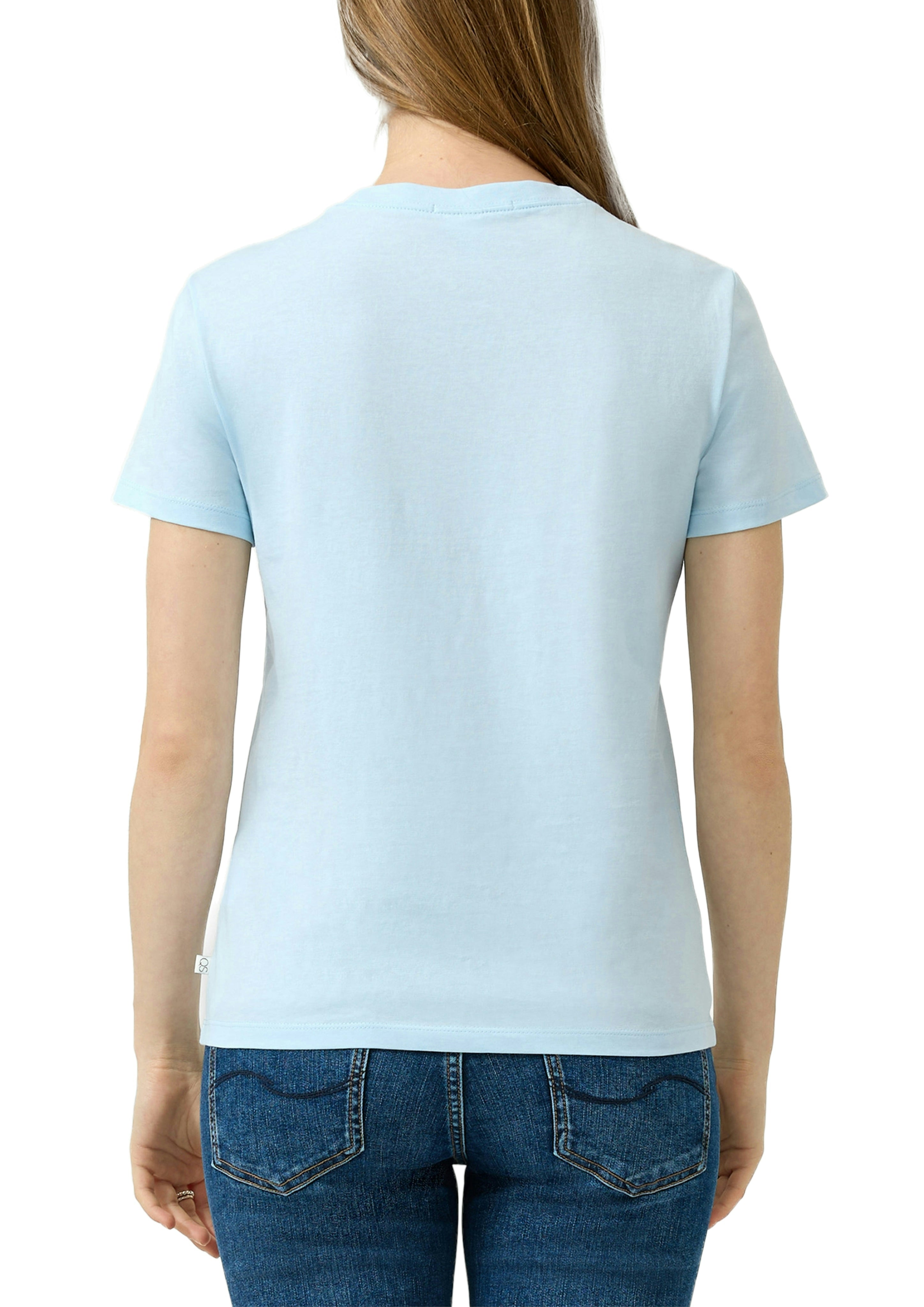 QS by S.Oliver Damen T-Shirts Blue