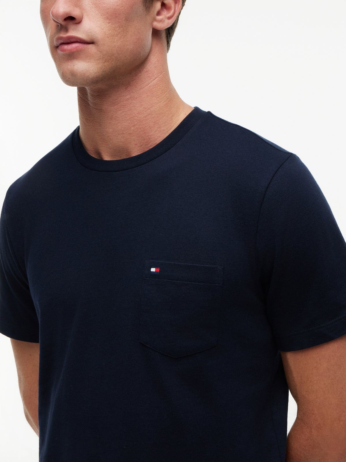 Tommy Hilfiger Herren T-Shirts kurz Dw Blue
