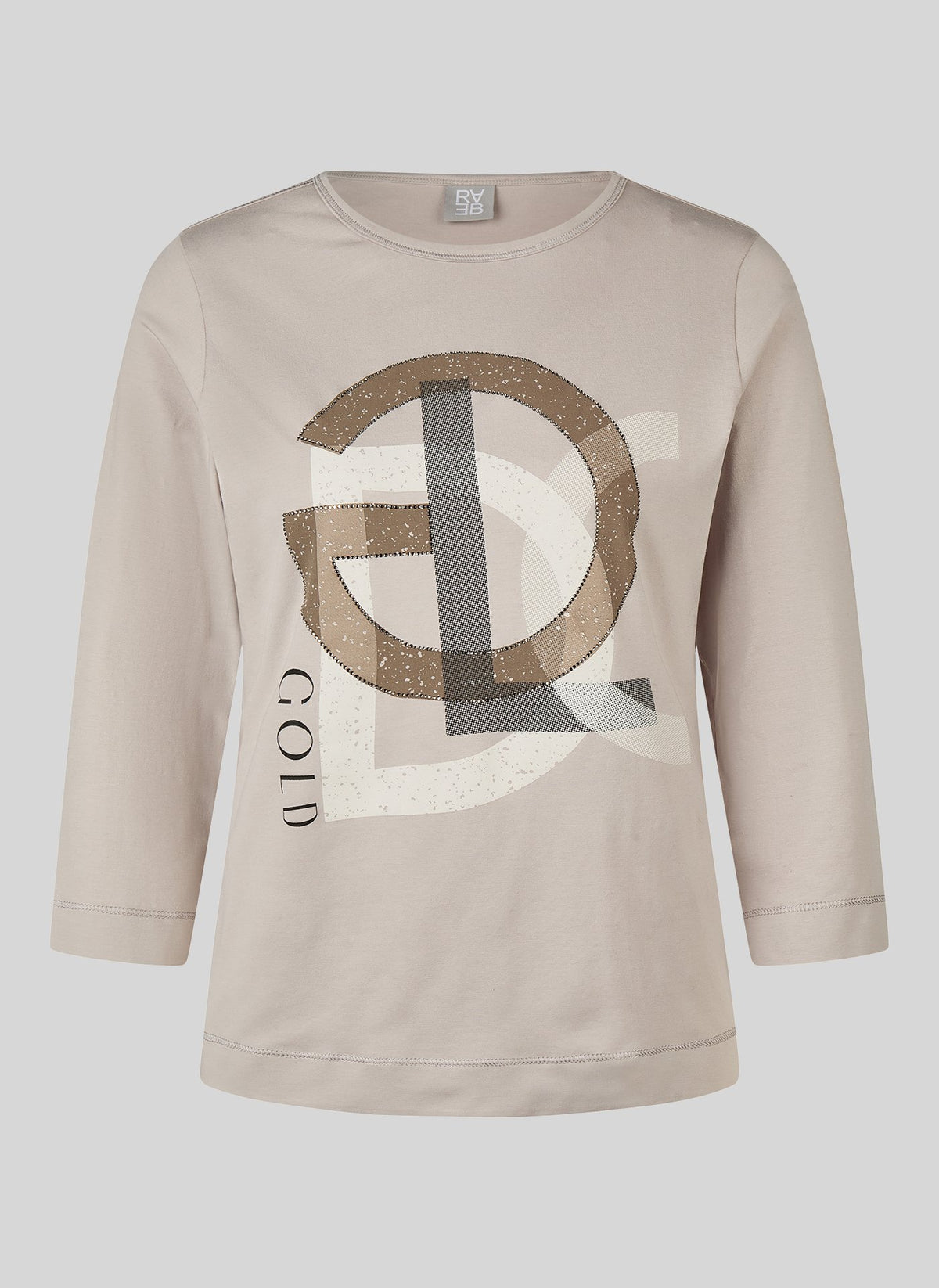 Rabe Damen T-Shirts Kiesel