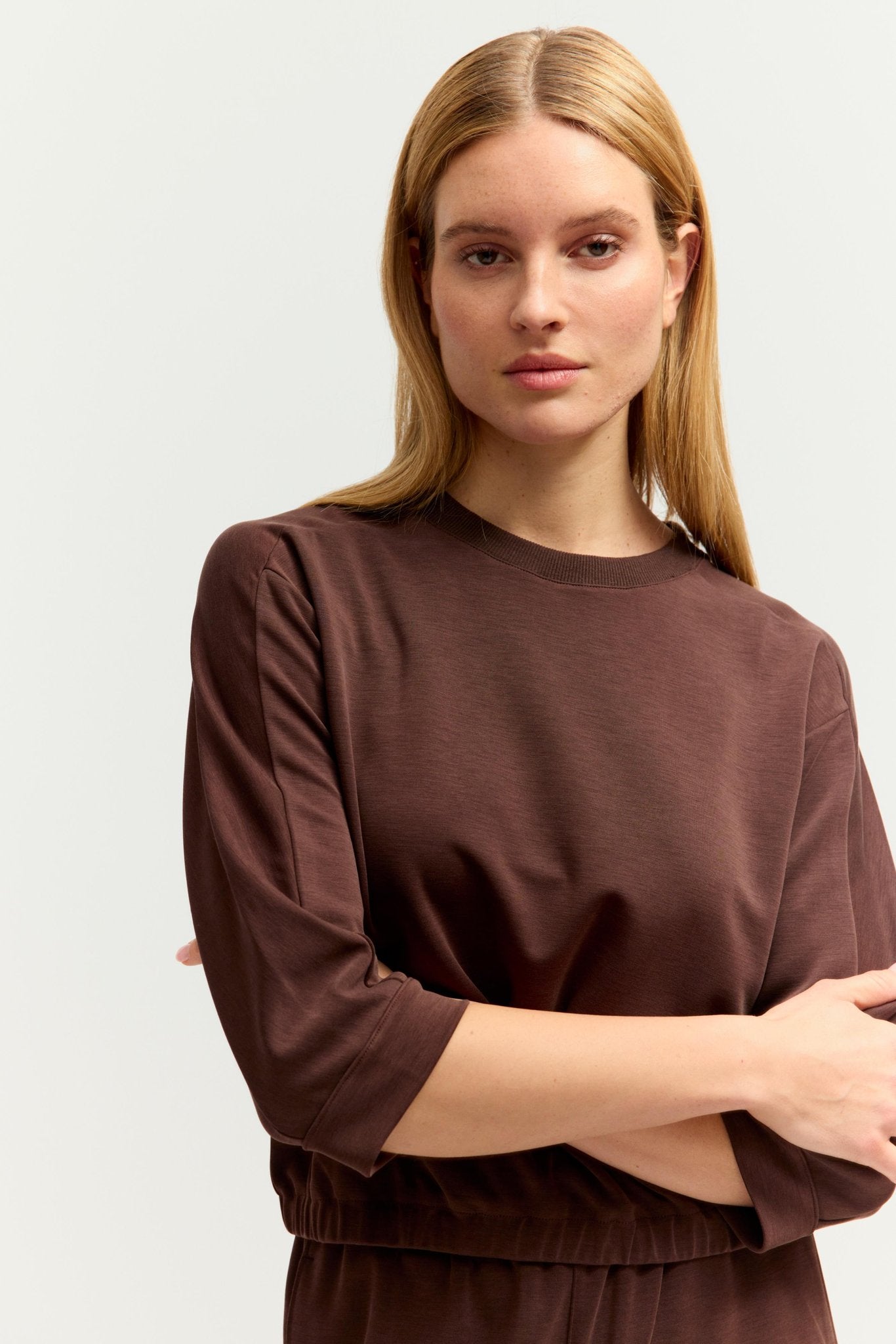 Fashion People Damen T-Shirts Wood