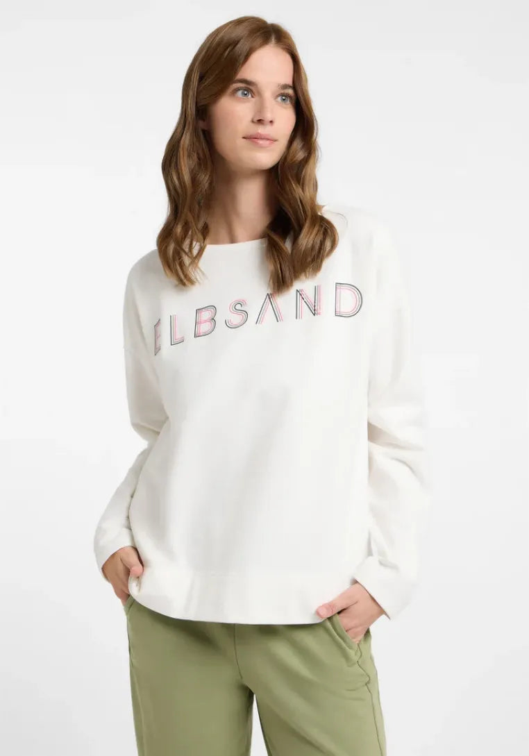 Elbsand Damen Sweatshirts  Cloud Wh