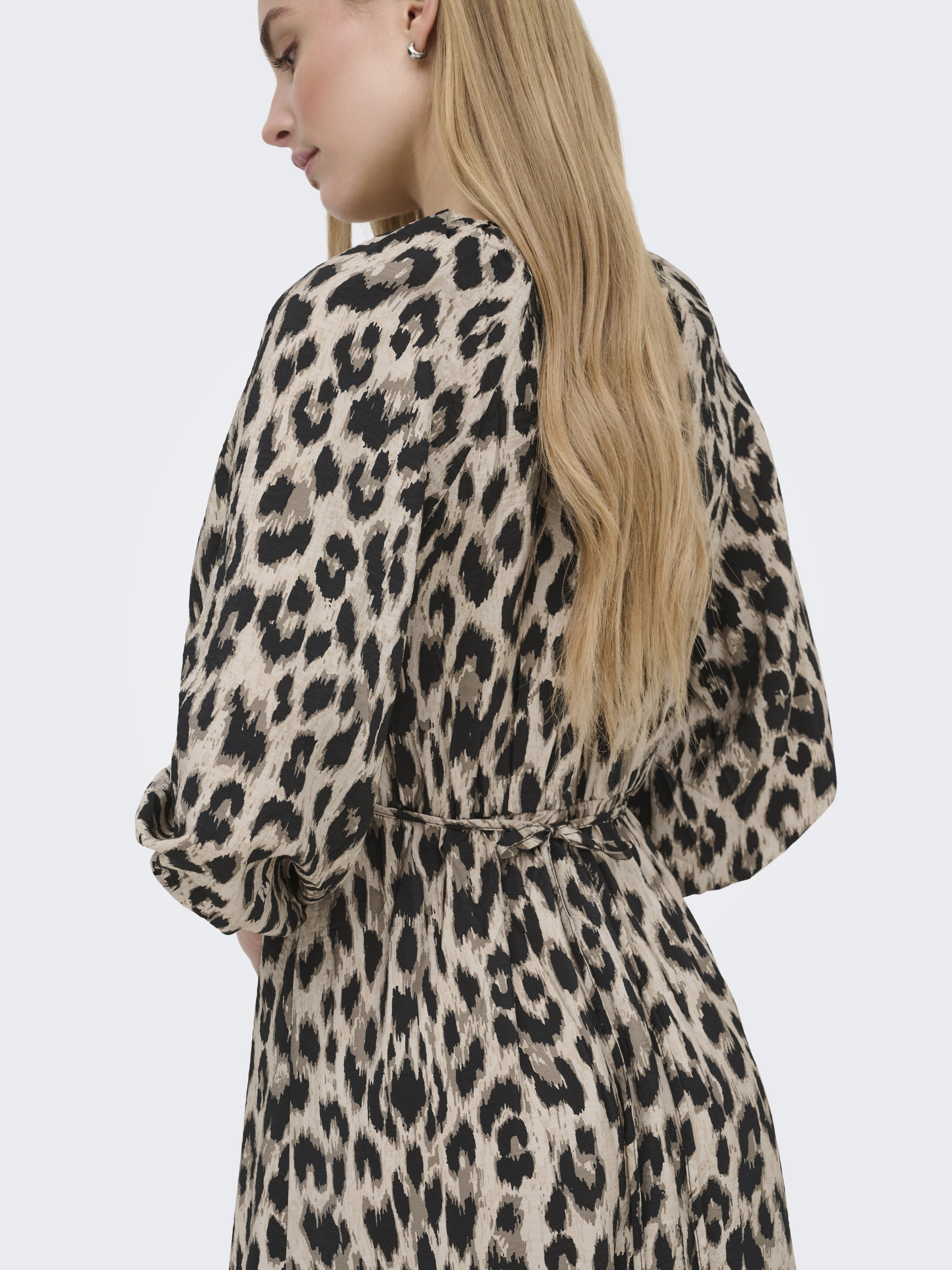 only Damen Kleider Humus/Black Leo
