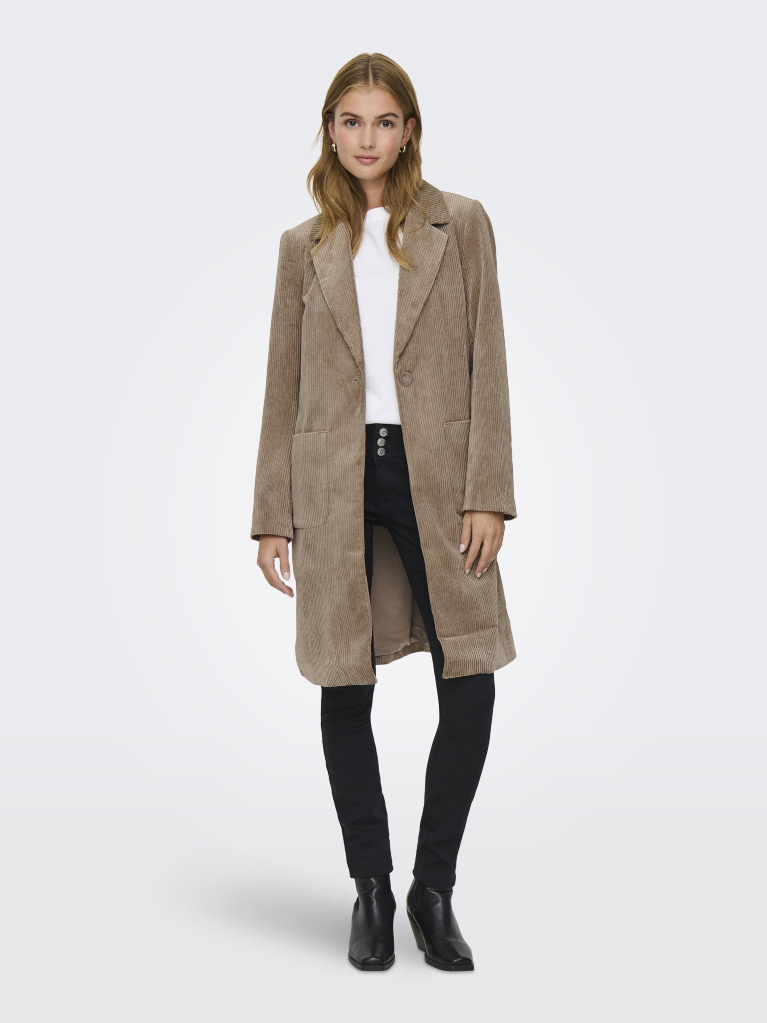 only Damen Mantel Fossil