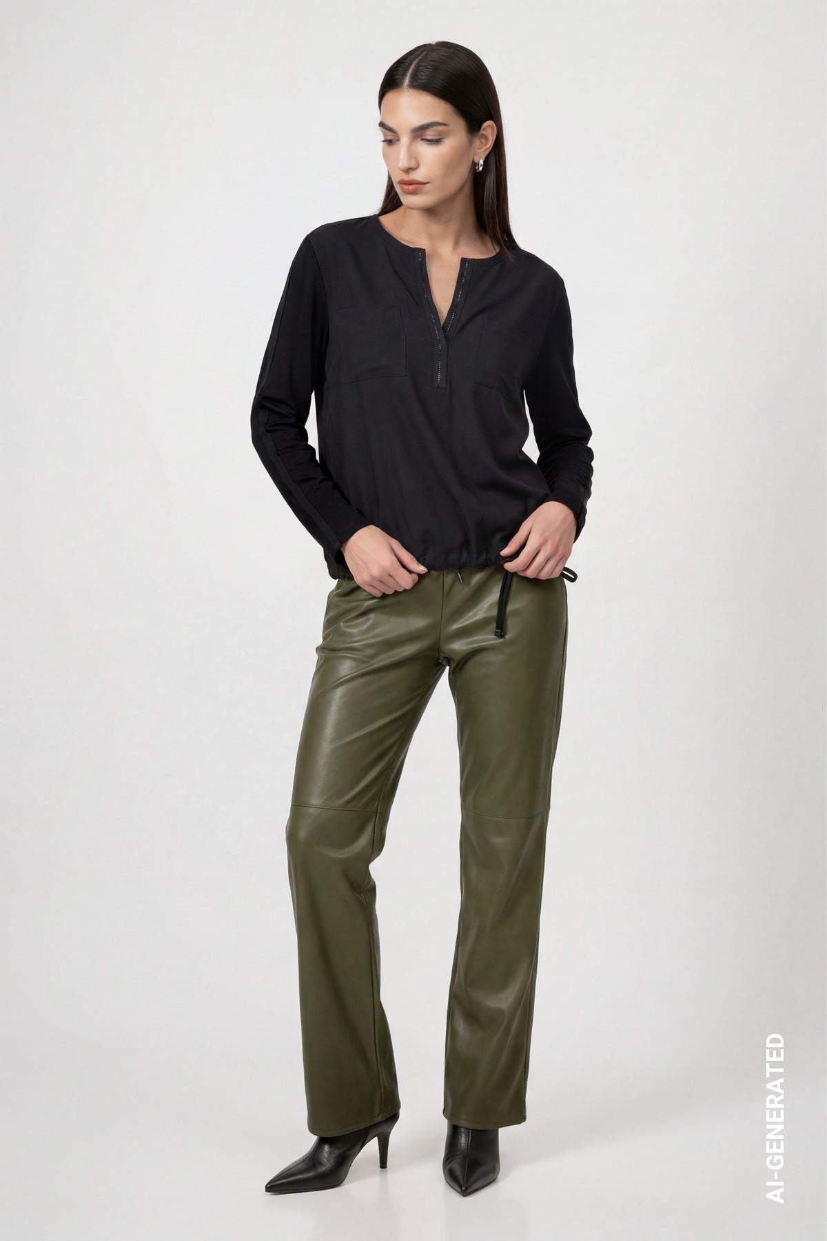 Monari Damen T-Shirts Schwarz