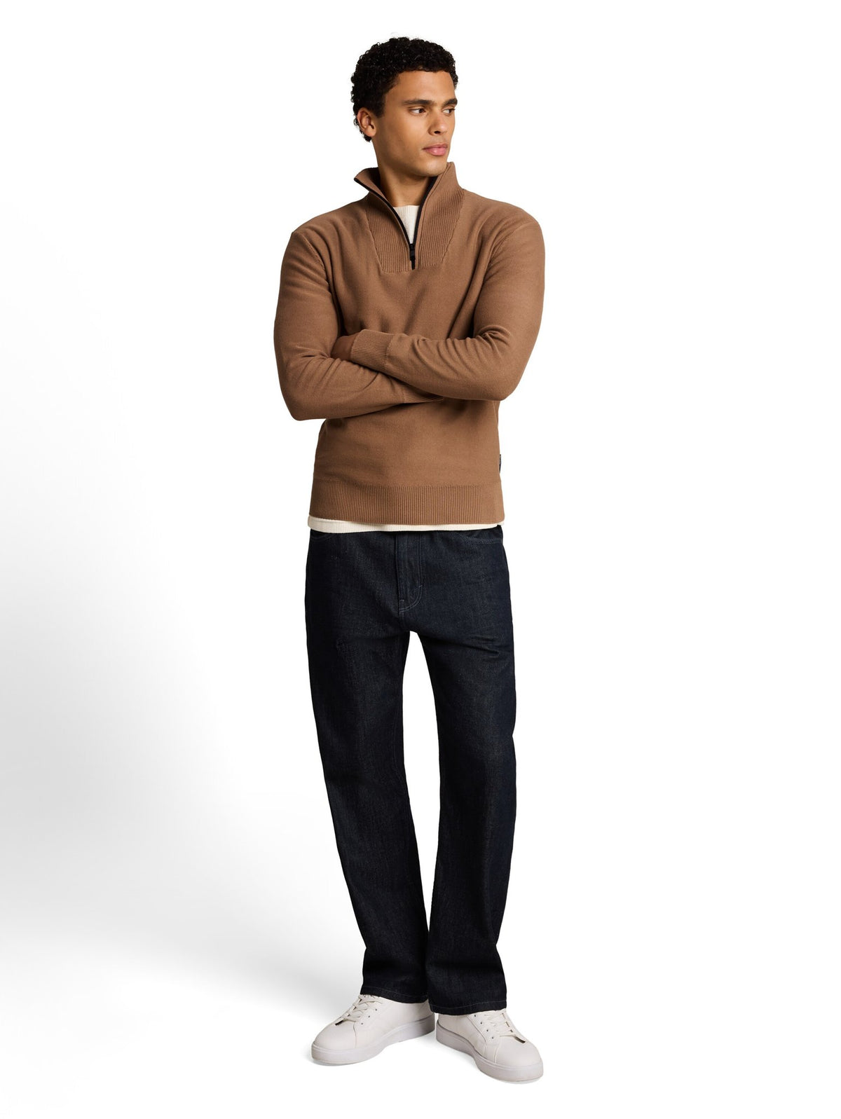 Tom Tailor denim Herren Pullover Malt Brown