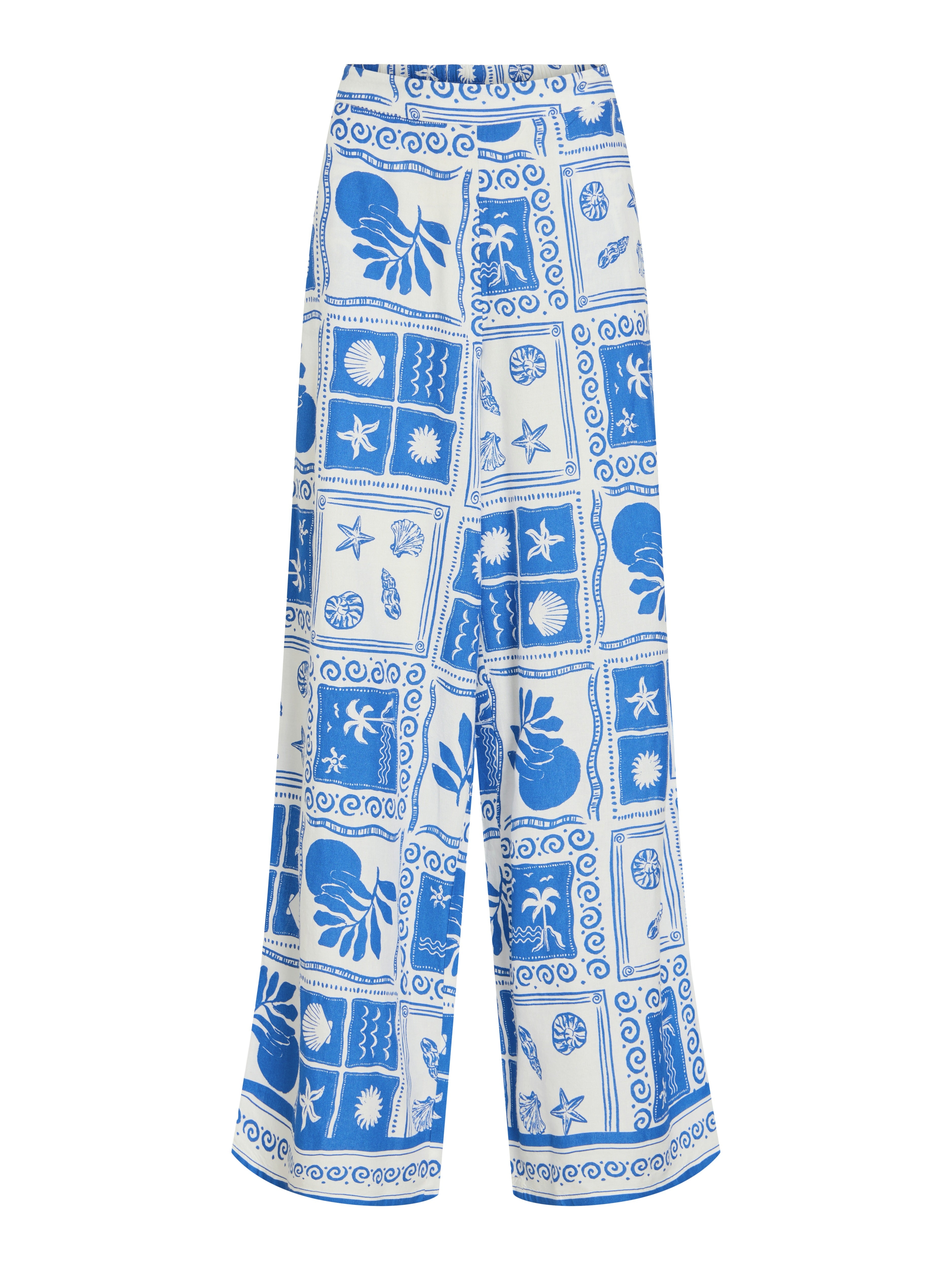 Vila Damen Hosen Victoria Blue/S