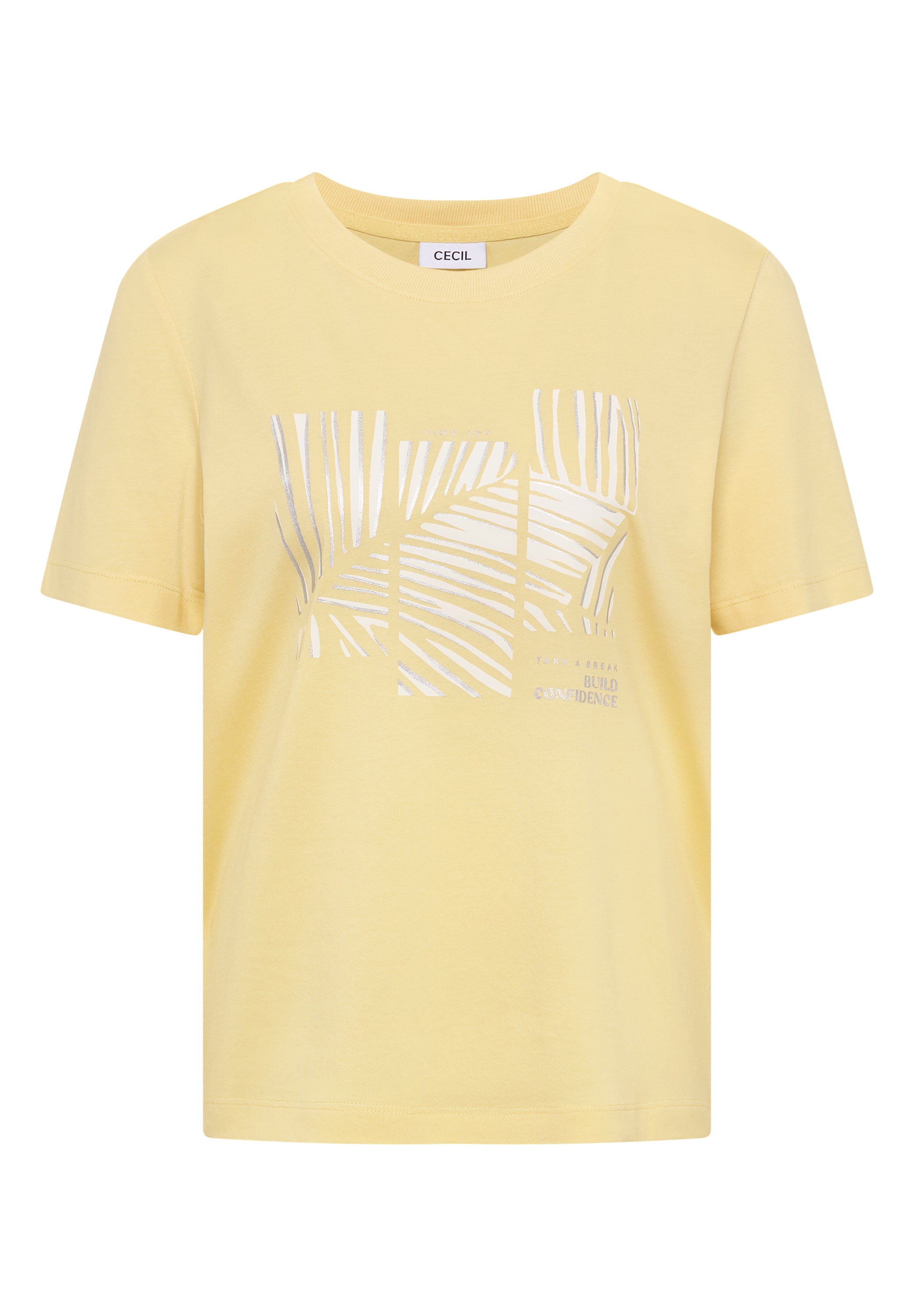 Cecil Damen T-Shirts  Buttermil