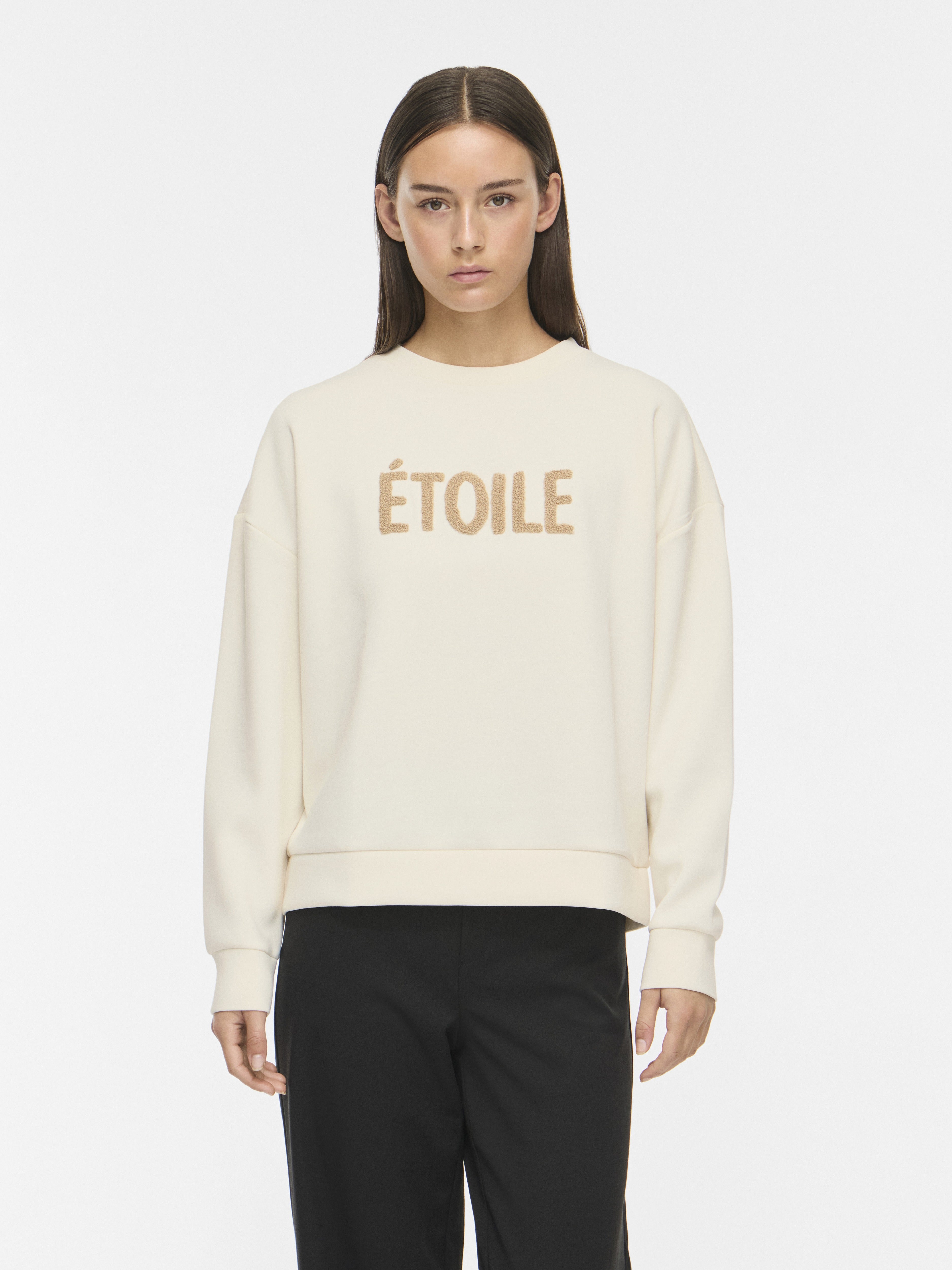 Vila Damen Sweatshirts Birch/Nomad