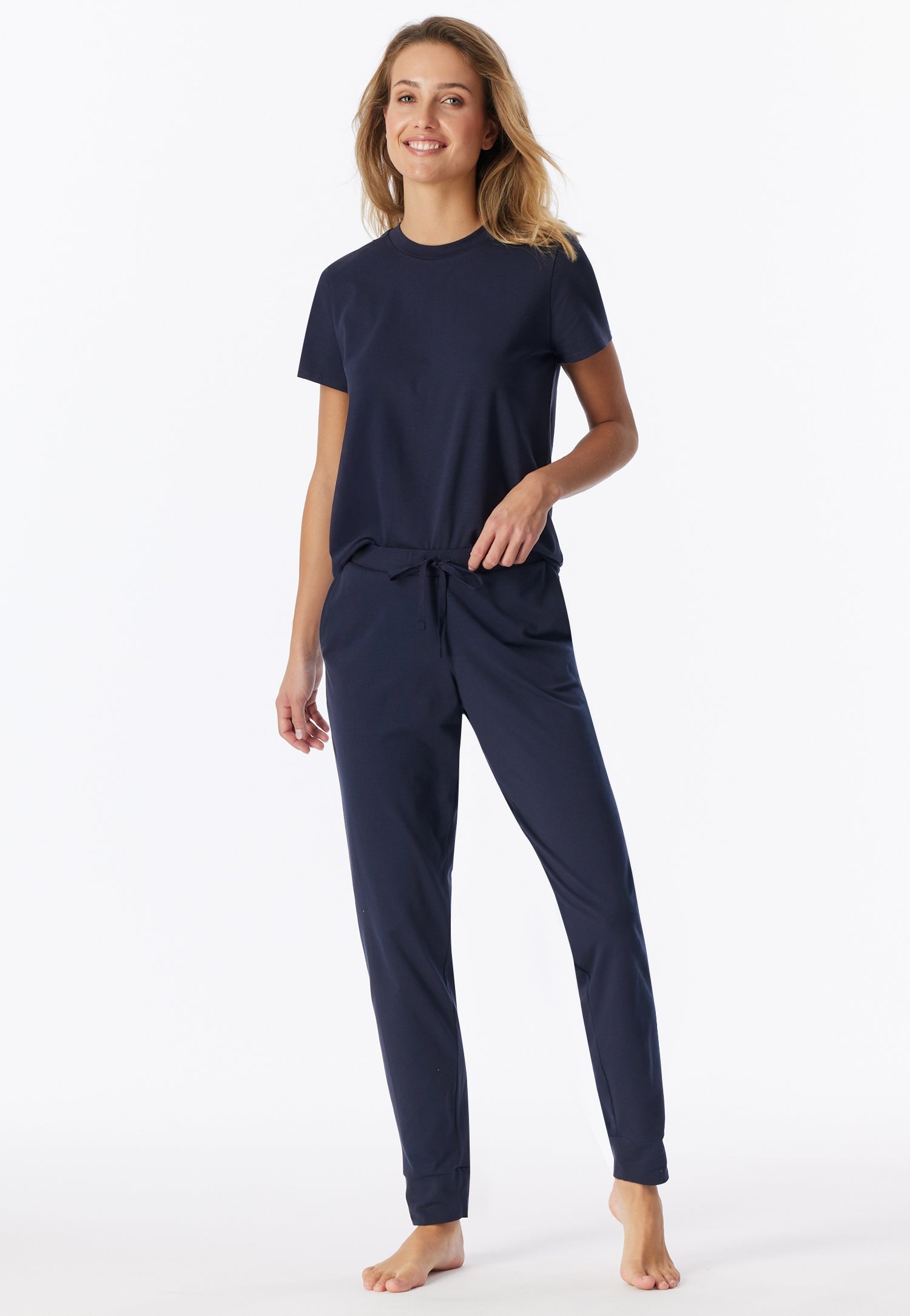Schiesser Hose Deep Blue