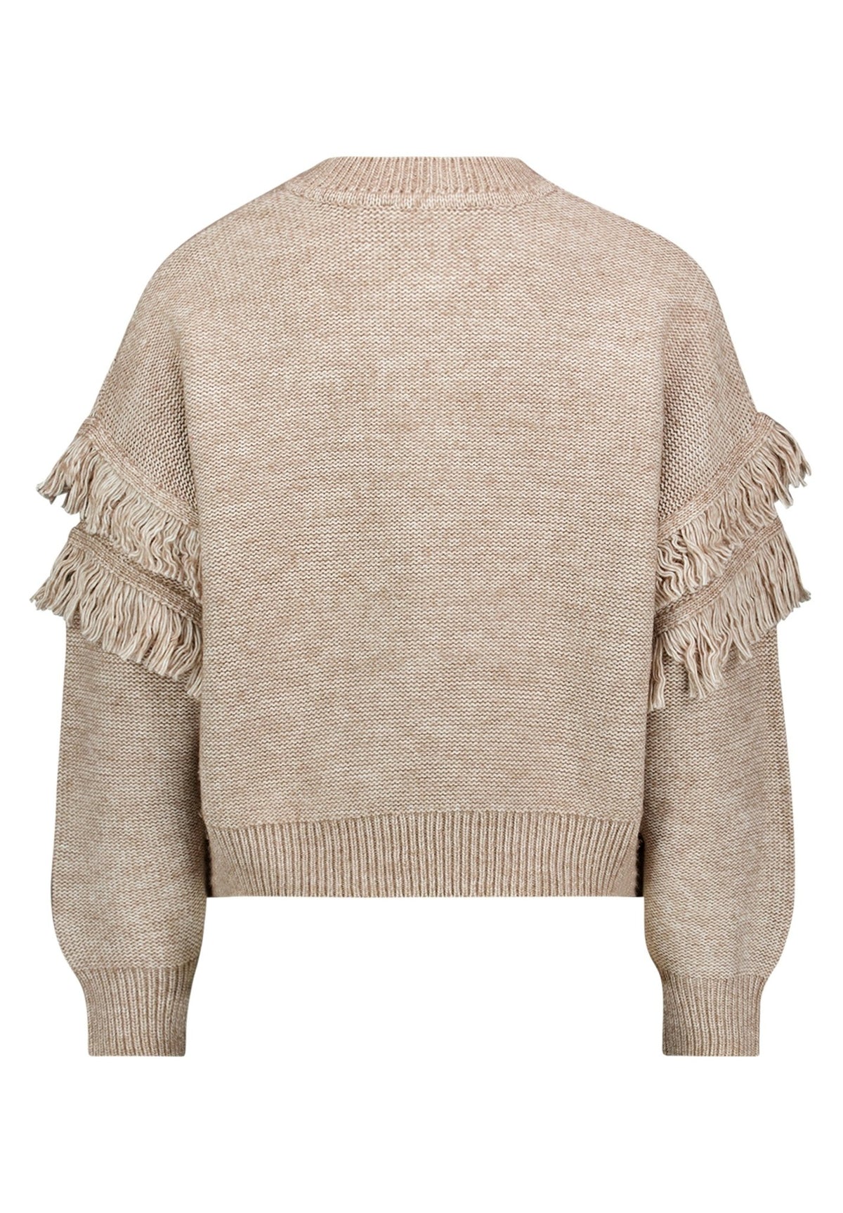 Betty & Co Damen Pullover Taupe Melange