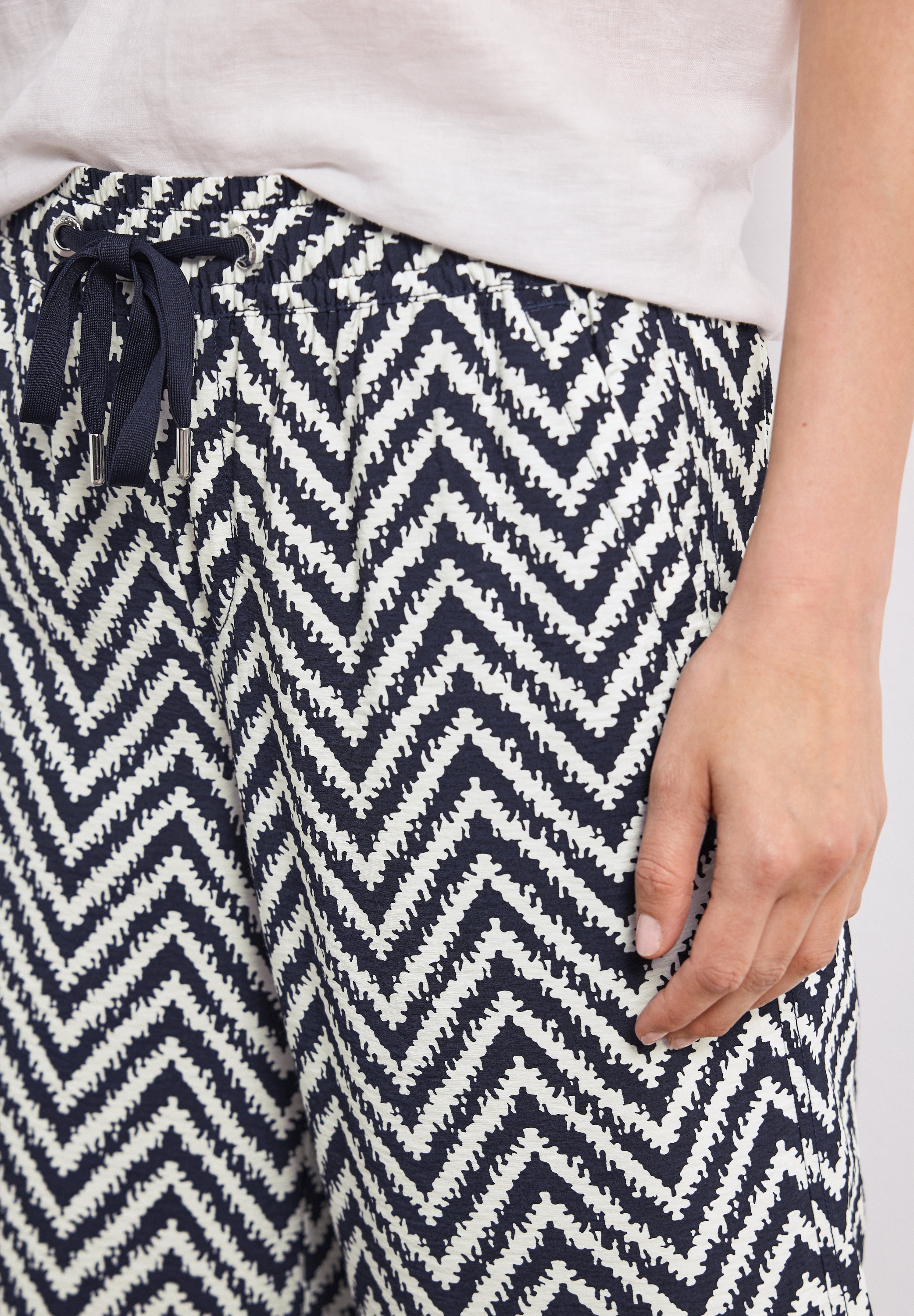 Street One Damen Hosen Deep Blue