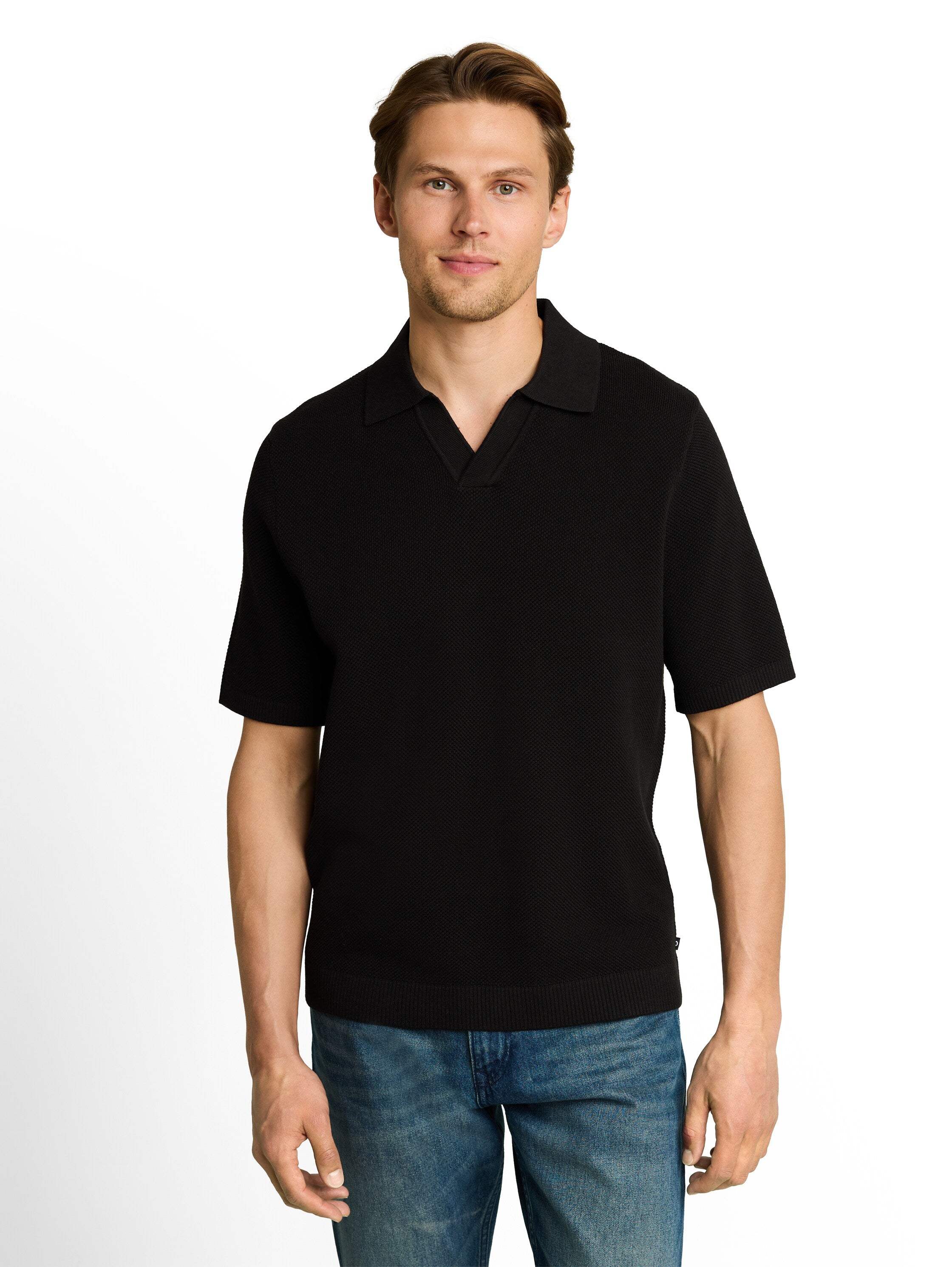 Tom Tailor denim Herren Pullover Black