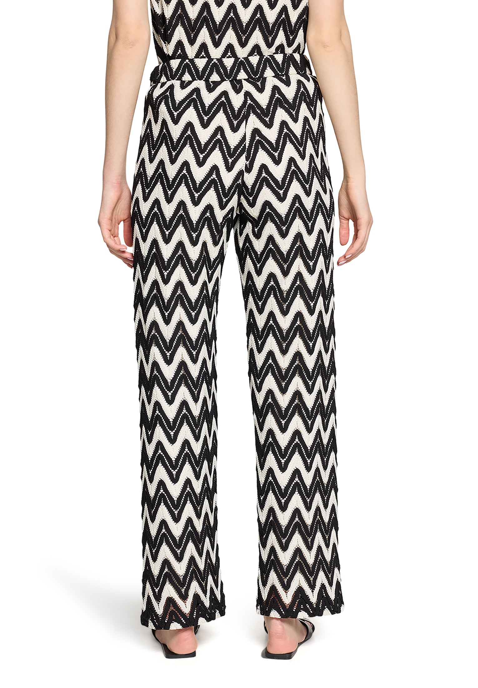 Betty & Co Damen Hosen Black/Cream