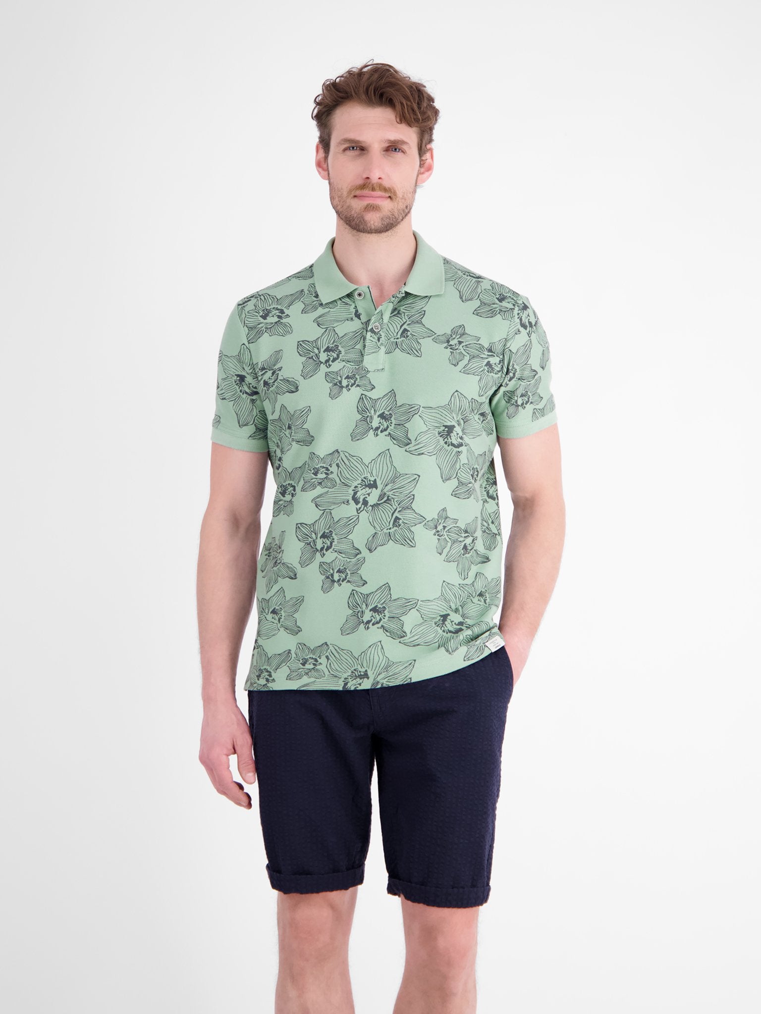 Lerros Herren Polo-Shirts Bay Green