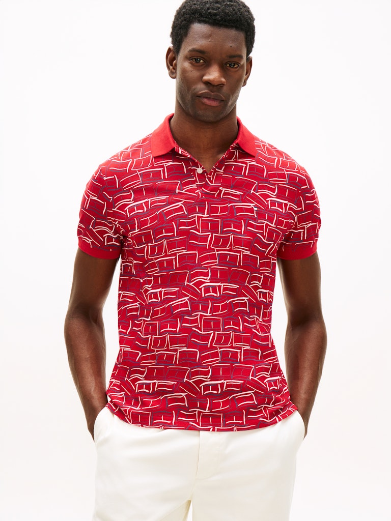 Tommy Hilfiger Herren Polo-Shirts Kq Red