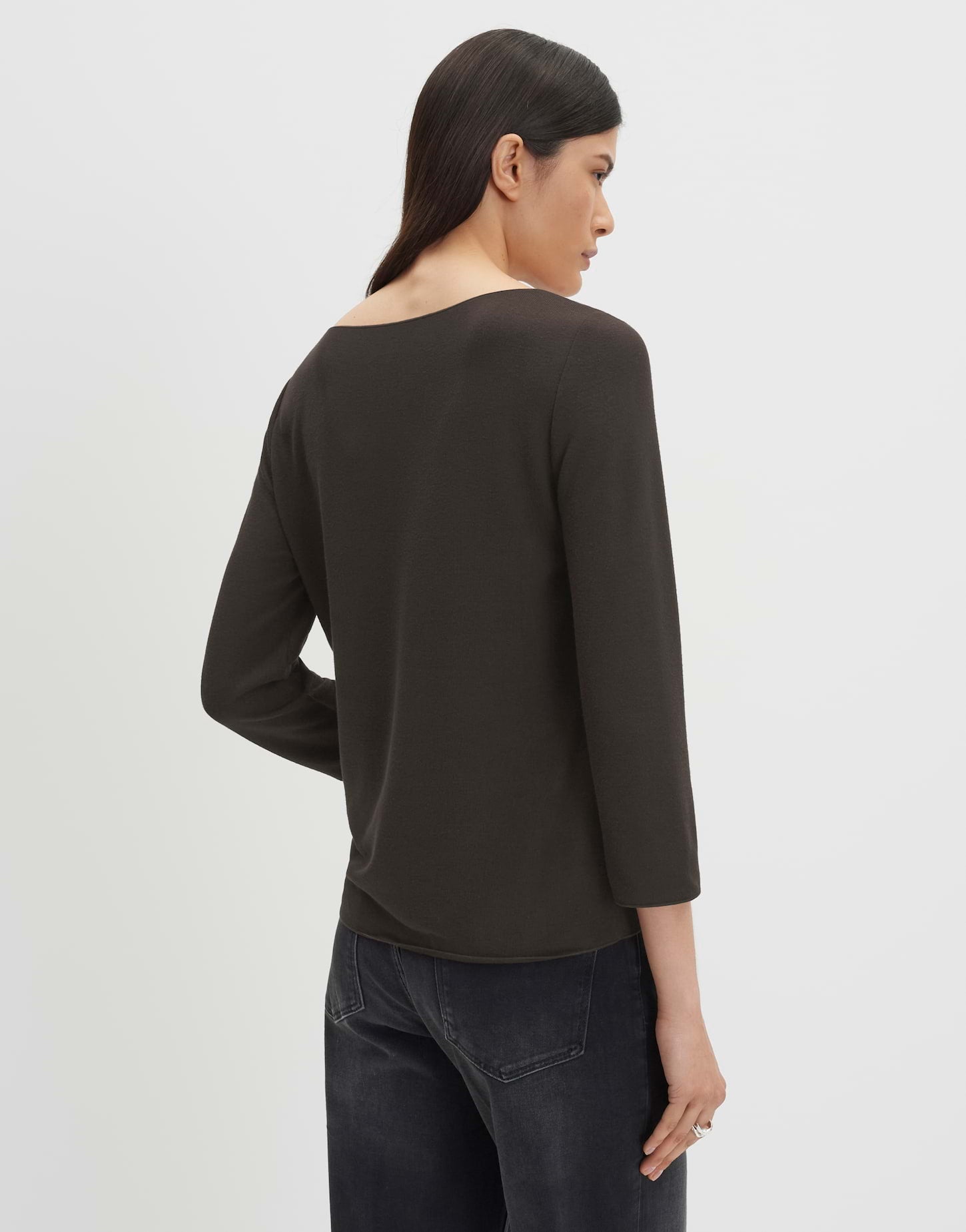 Someday Damen T-Shirts Dark Truffle