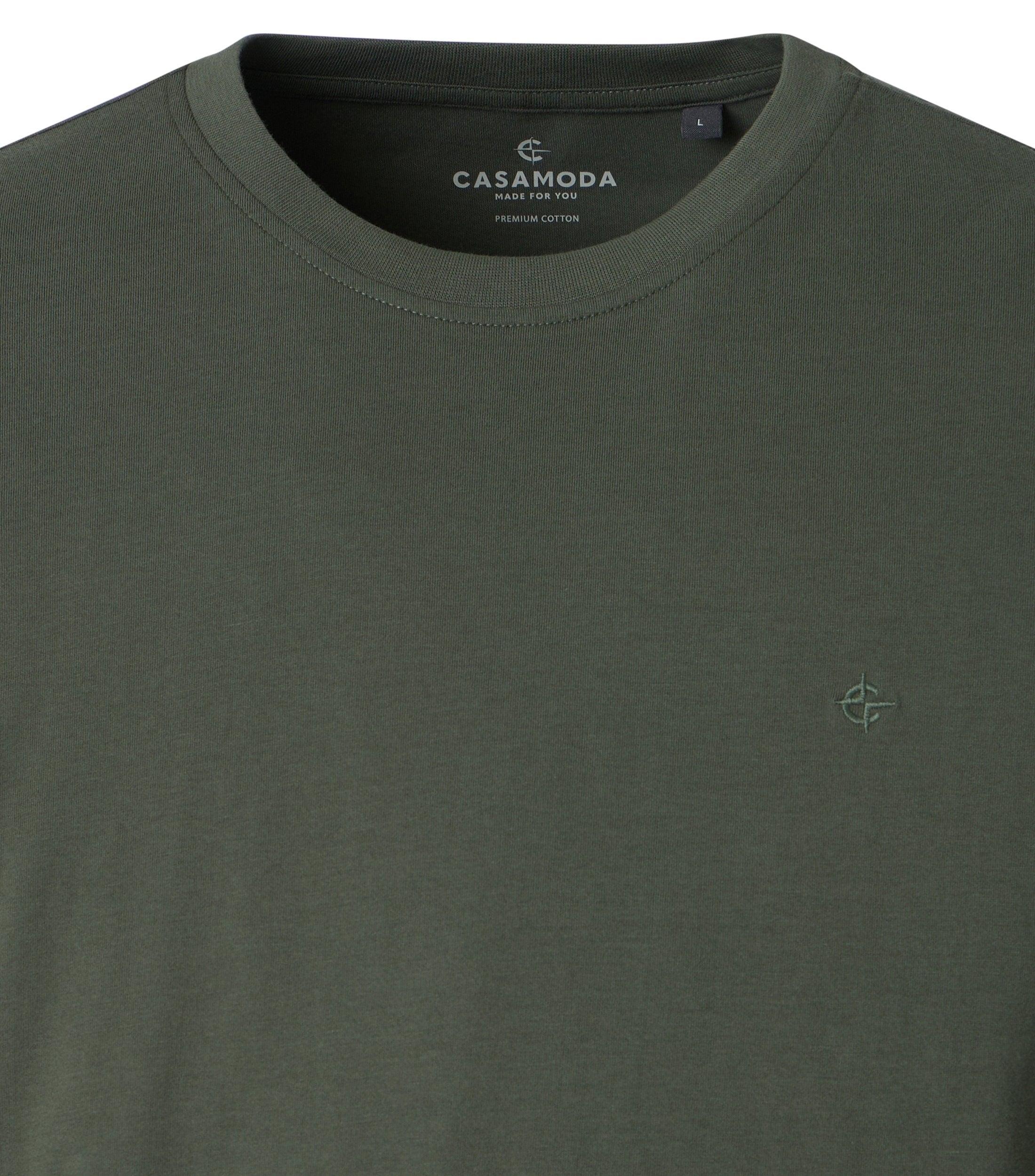 Casa Moda Herren T-Shirts kurz Gruen