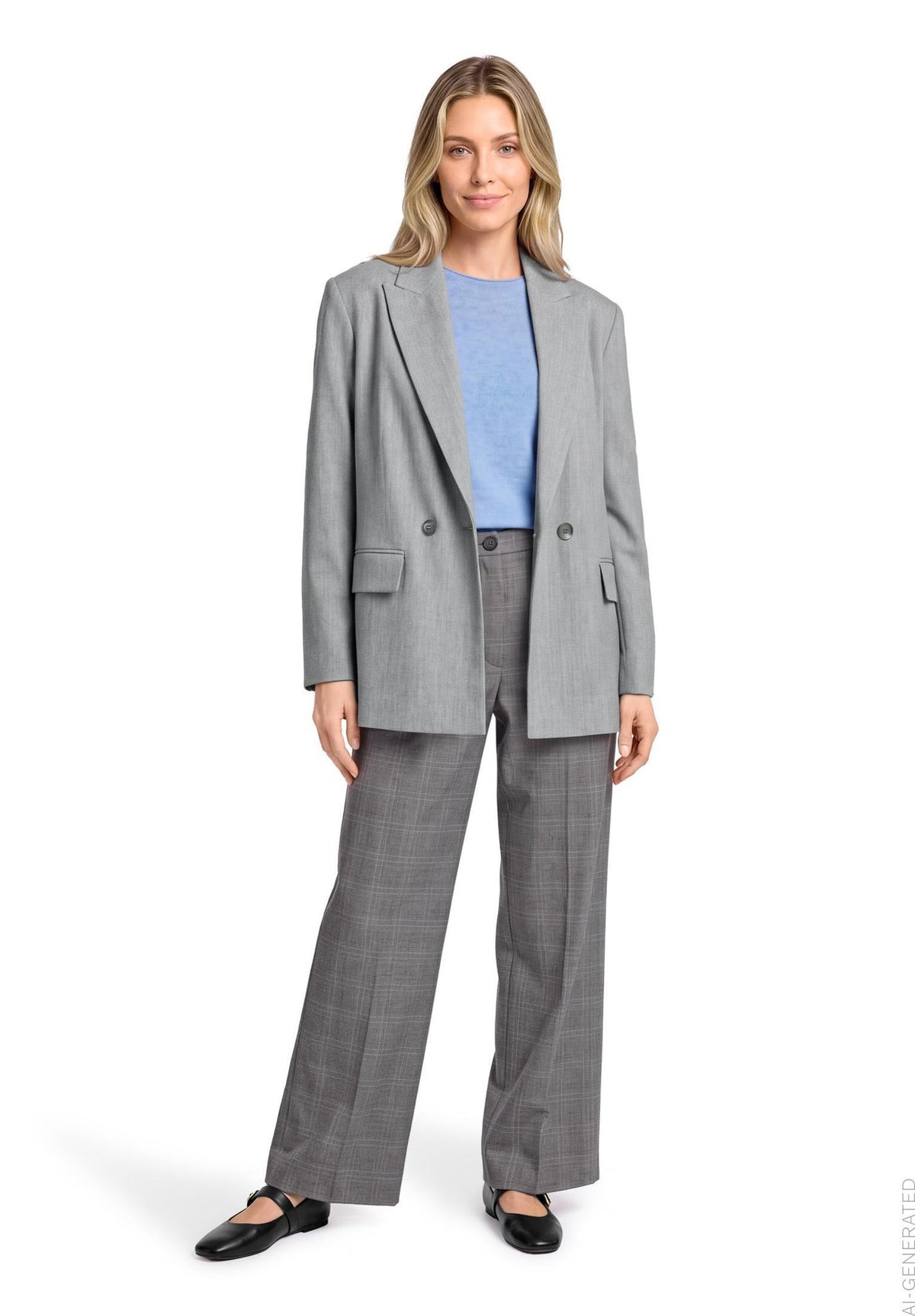 Betty & Co Damen Hosen Grey/Black