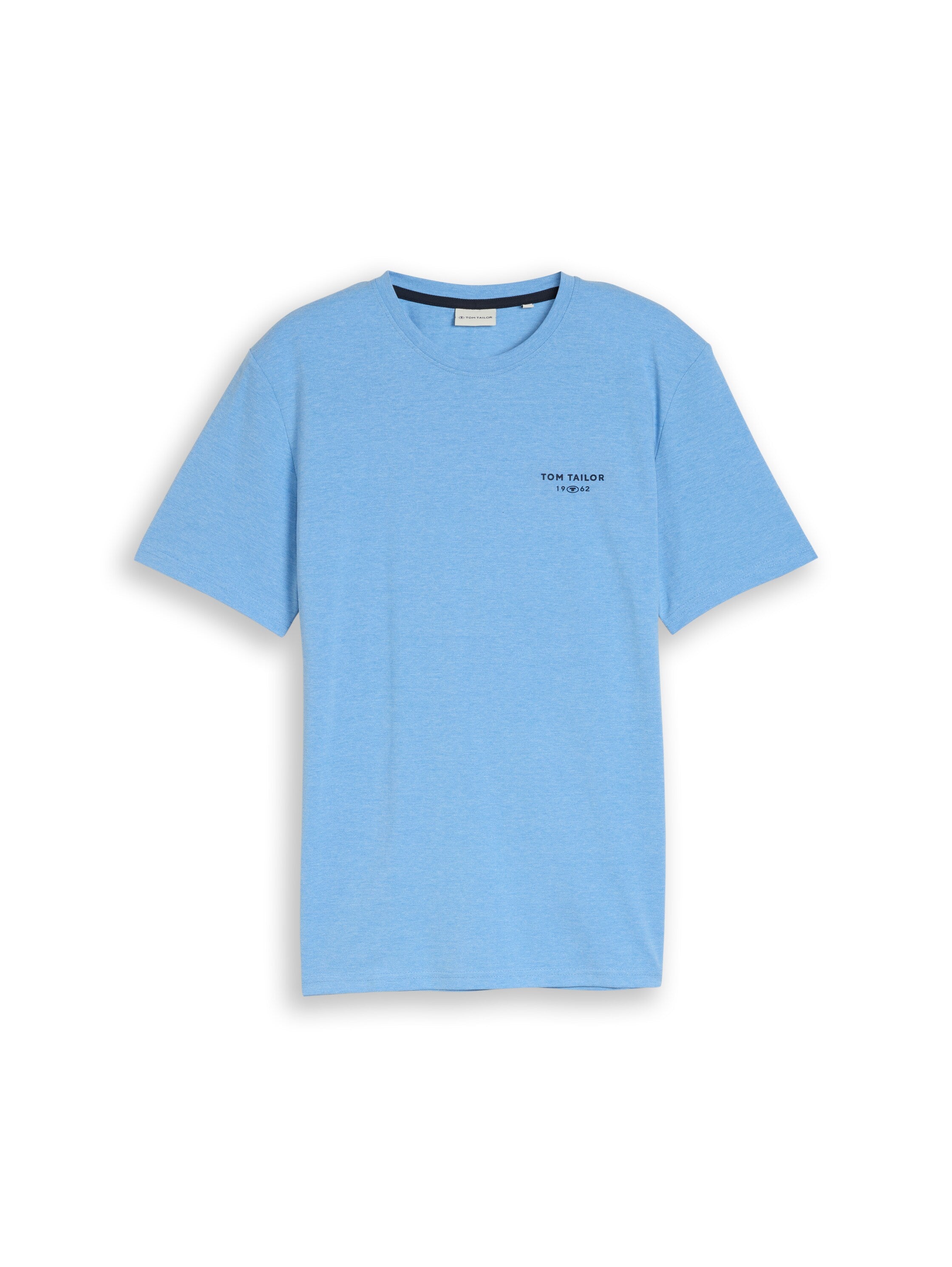 Tom Tailor Herren T-Shirts kurz Surf Blue