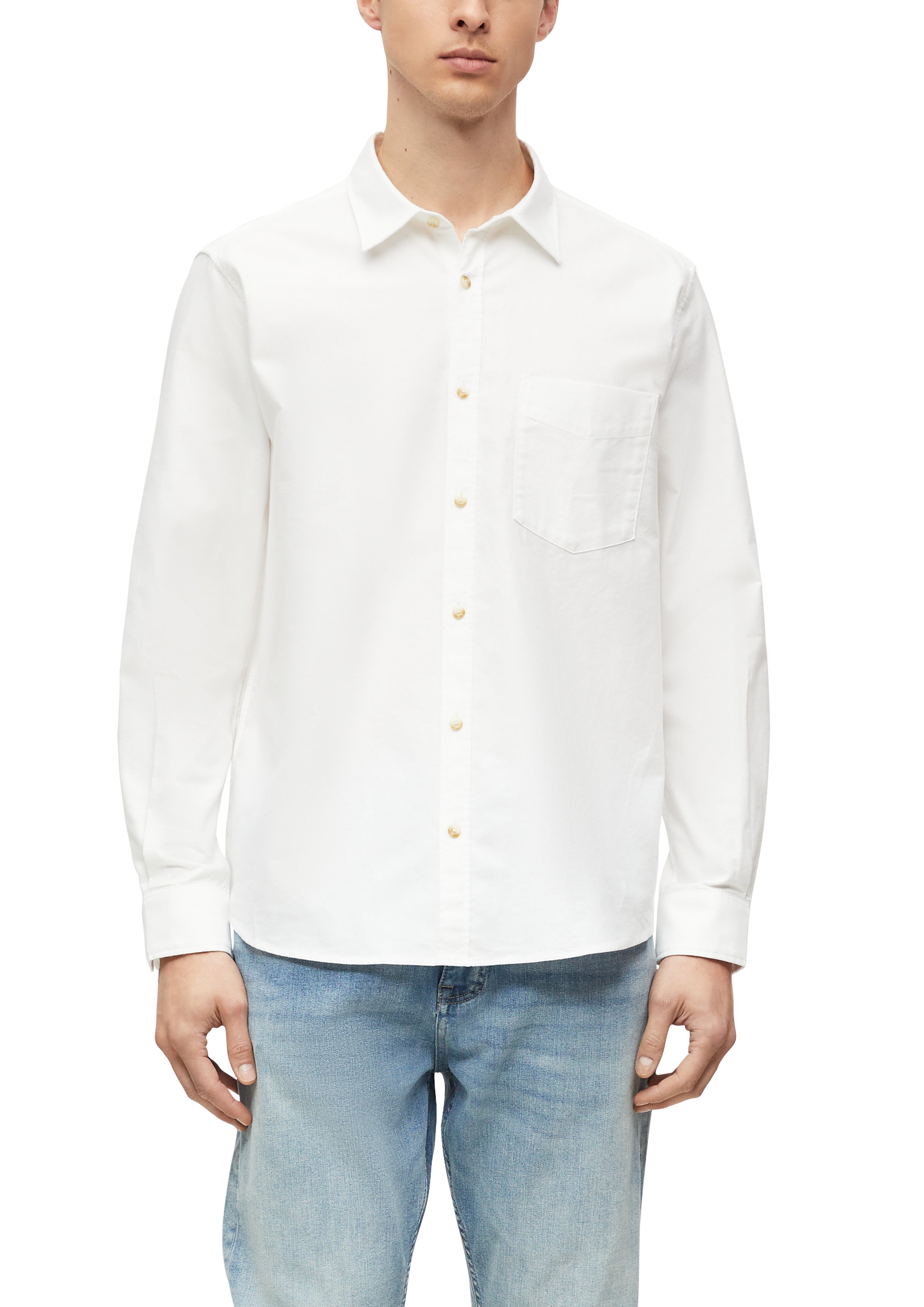 S. Oliver red Herren Hemden lang White