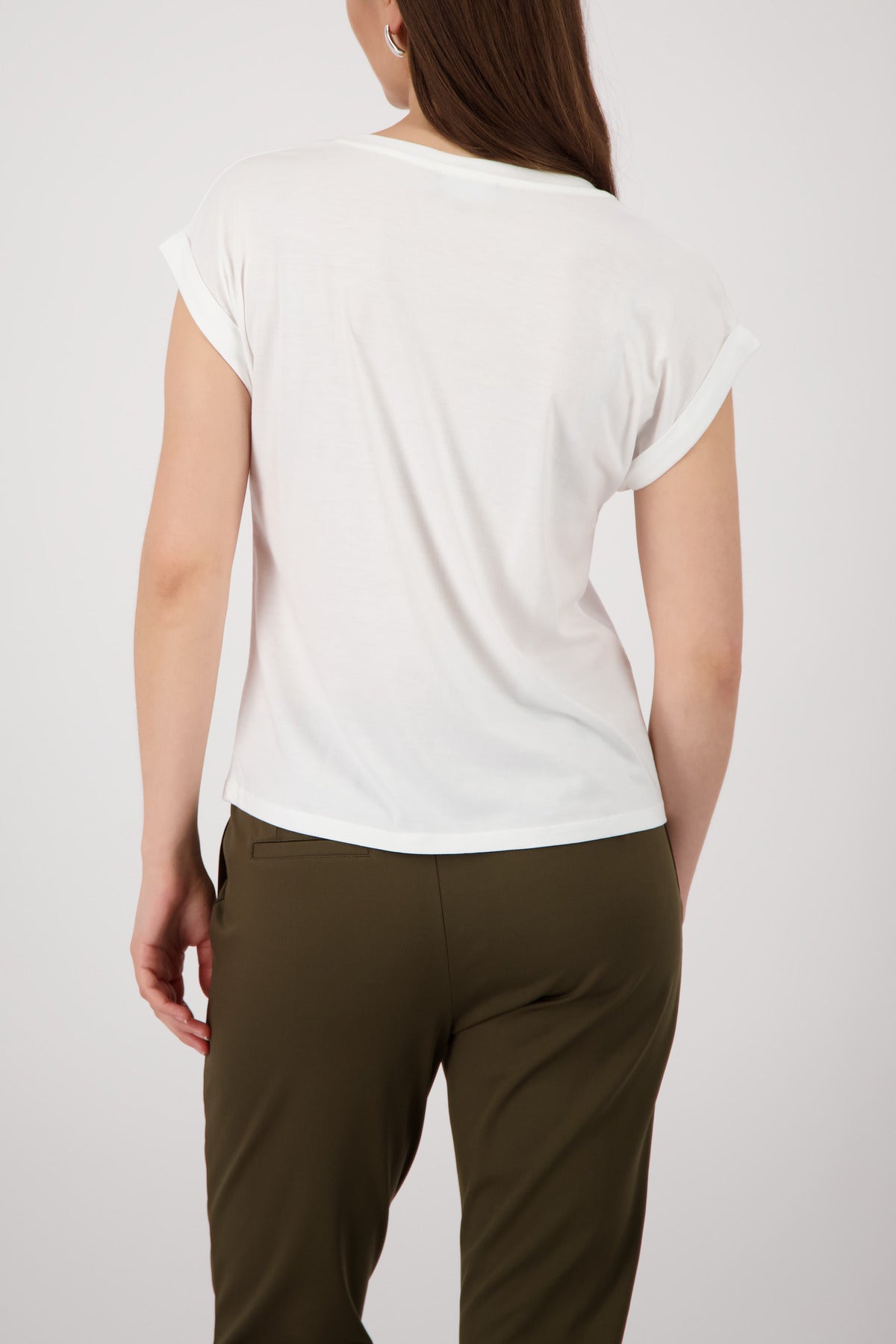 Monari Damen T-Shirts Cream