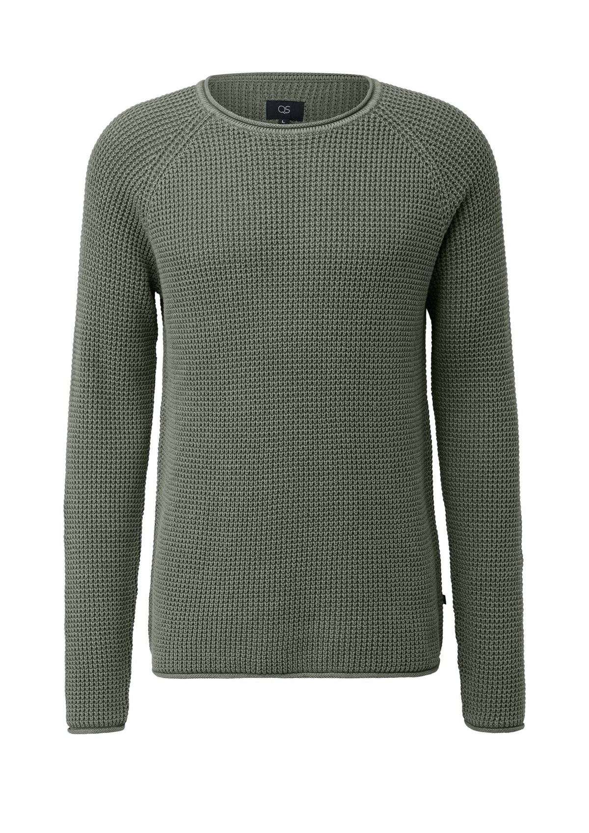 QS by S.Oliver Herren Pullover Grey/Black