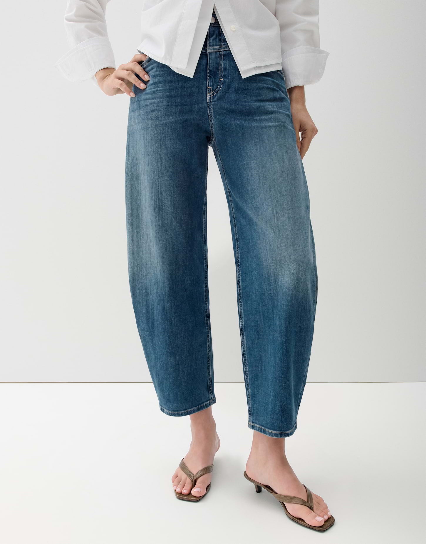 Opus Pants Damen Jeans  Dark Blue