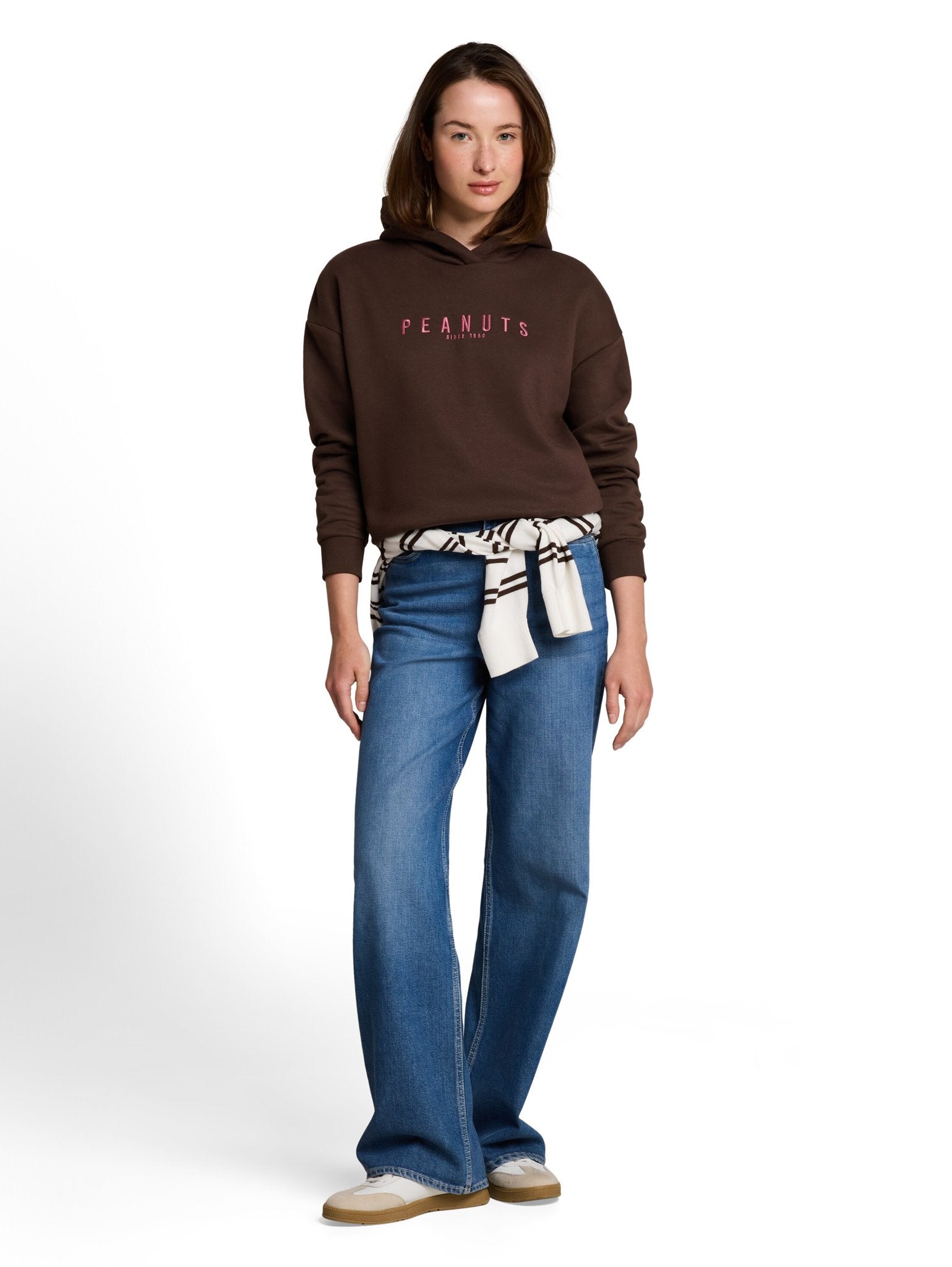 Tom Tailor denim Damen Sweatshirts Cool Dark Brown