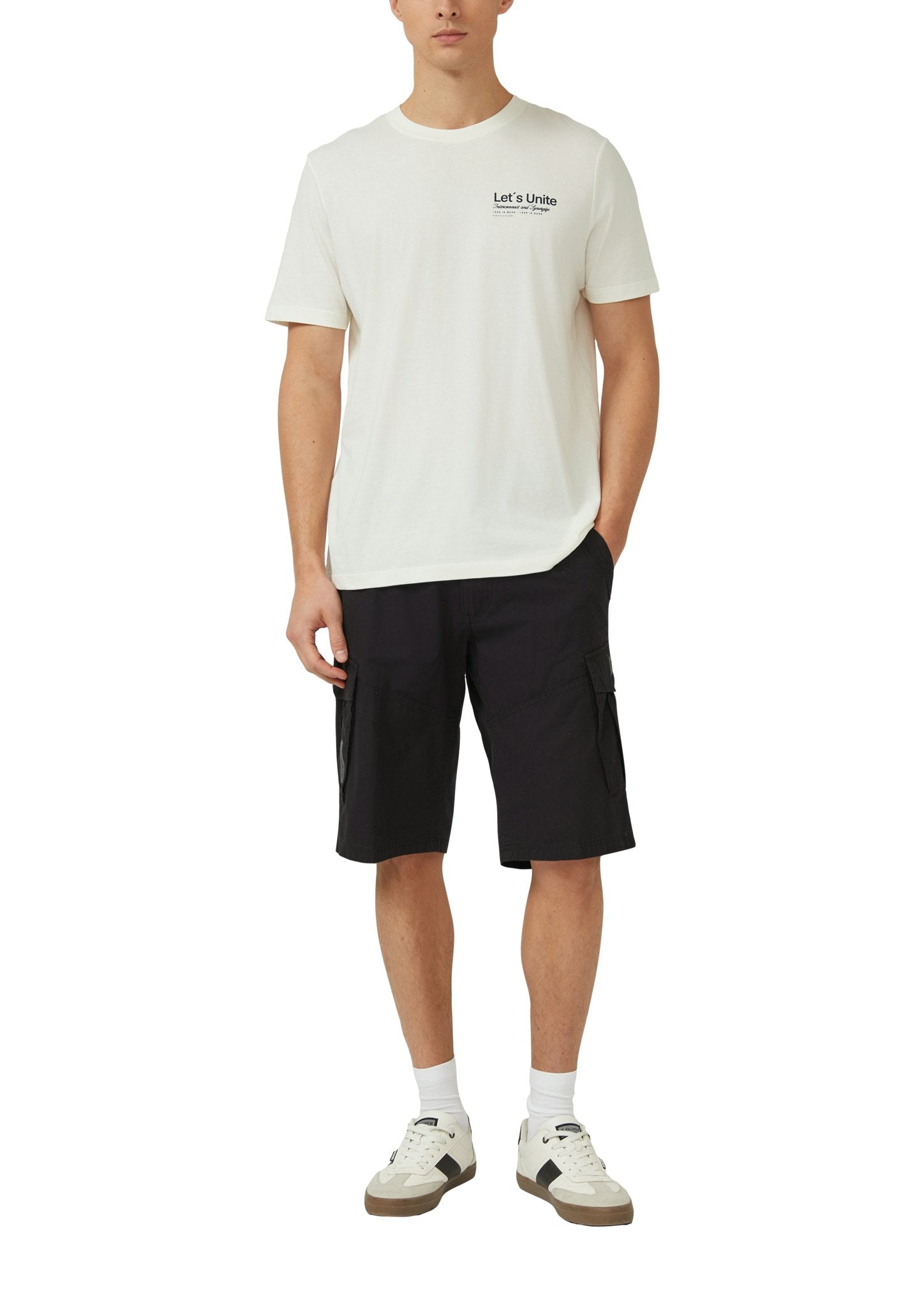 S. Oliver red Herren Shorts Grey/Black