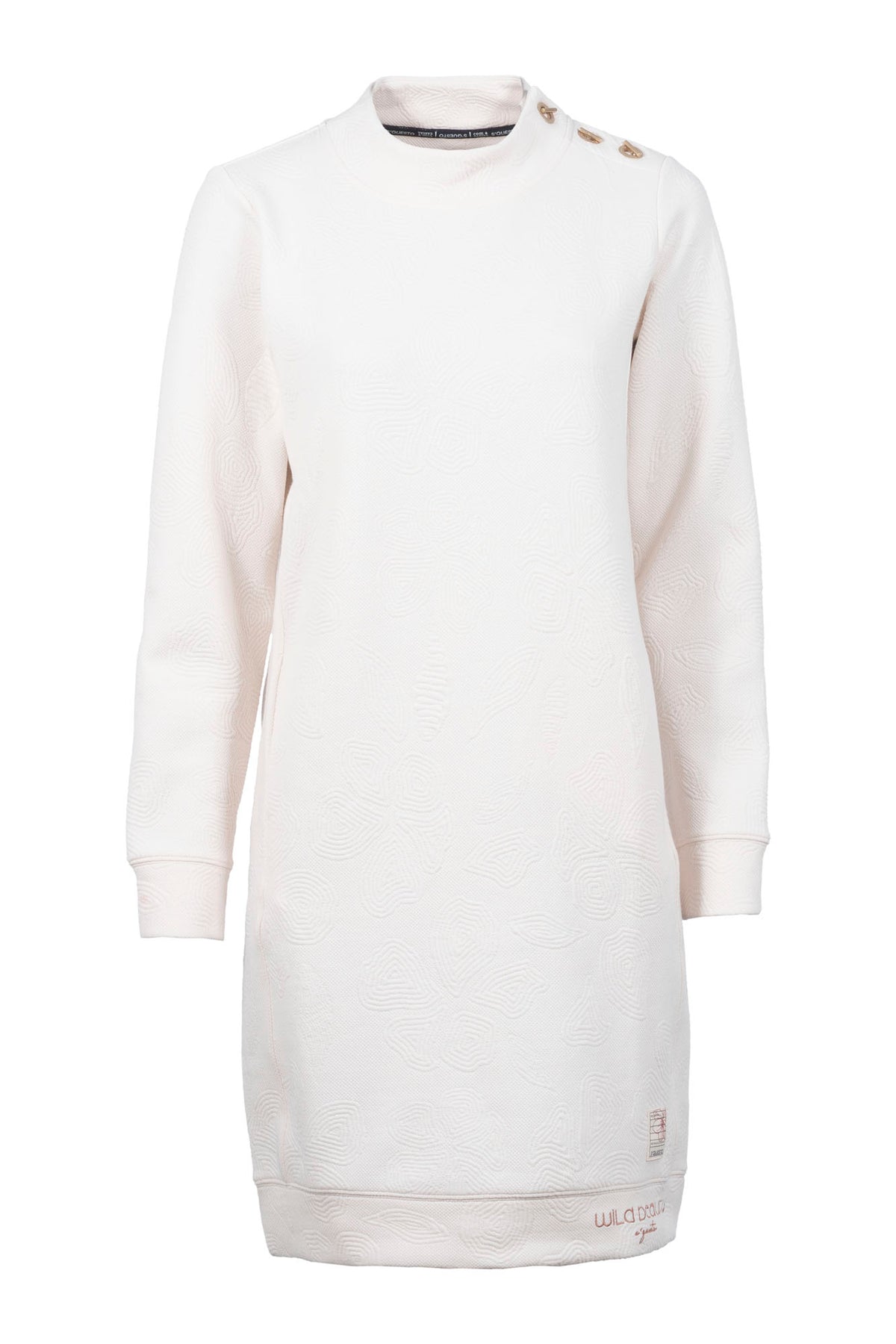 Soquesto Damen Kleider Eierschale